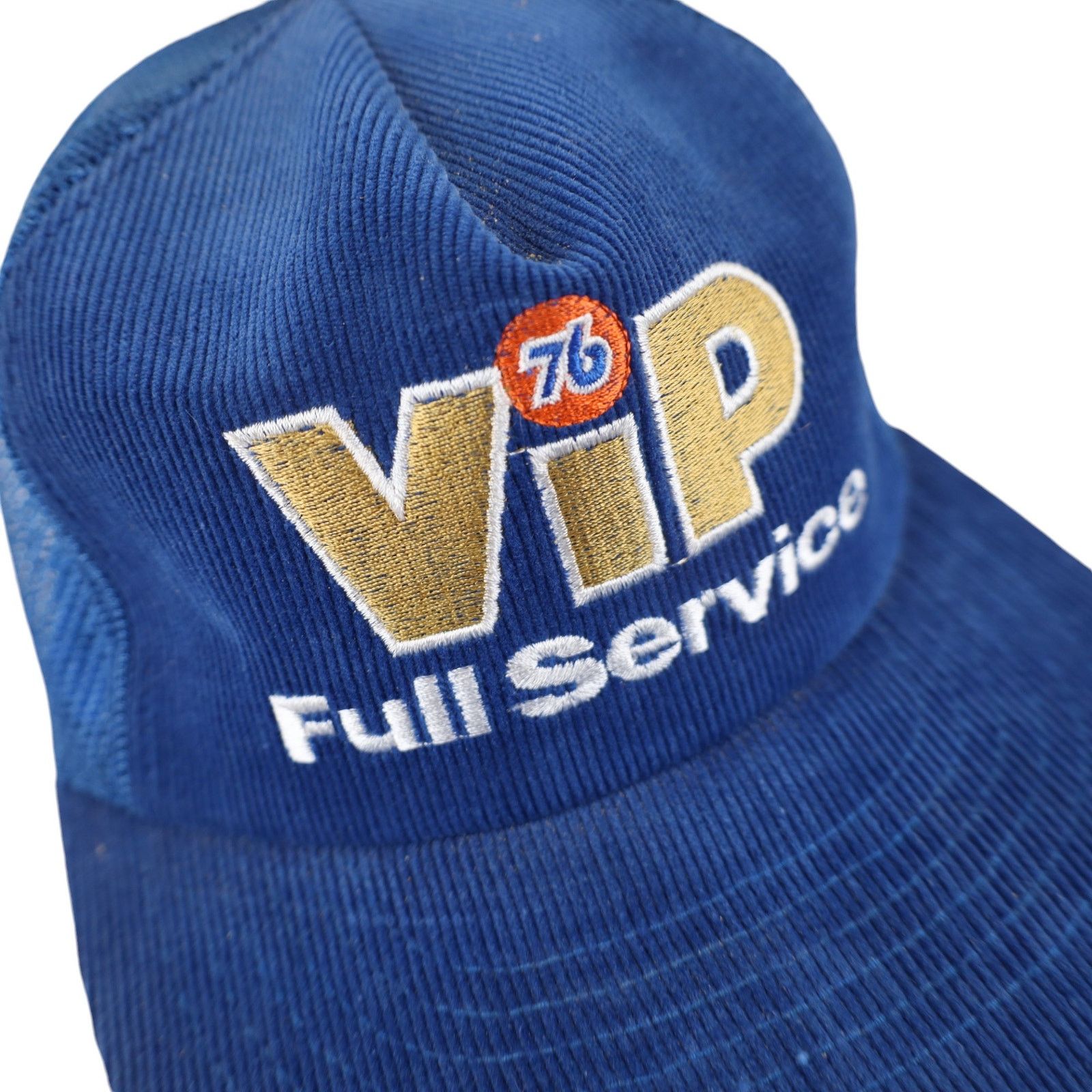 Vintage Vintage 76 Gas Station VIP Spellout Corduroy Snapback Hat Size ONE SIZE - 3 Thumbnail