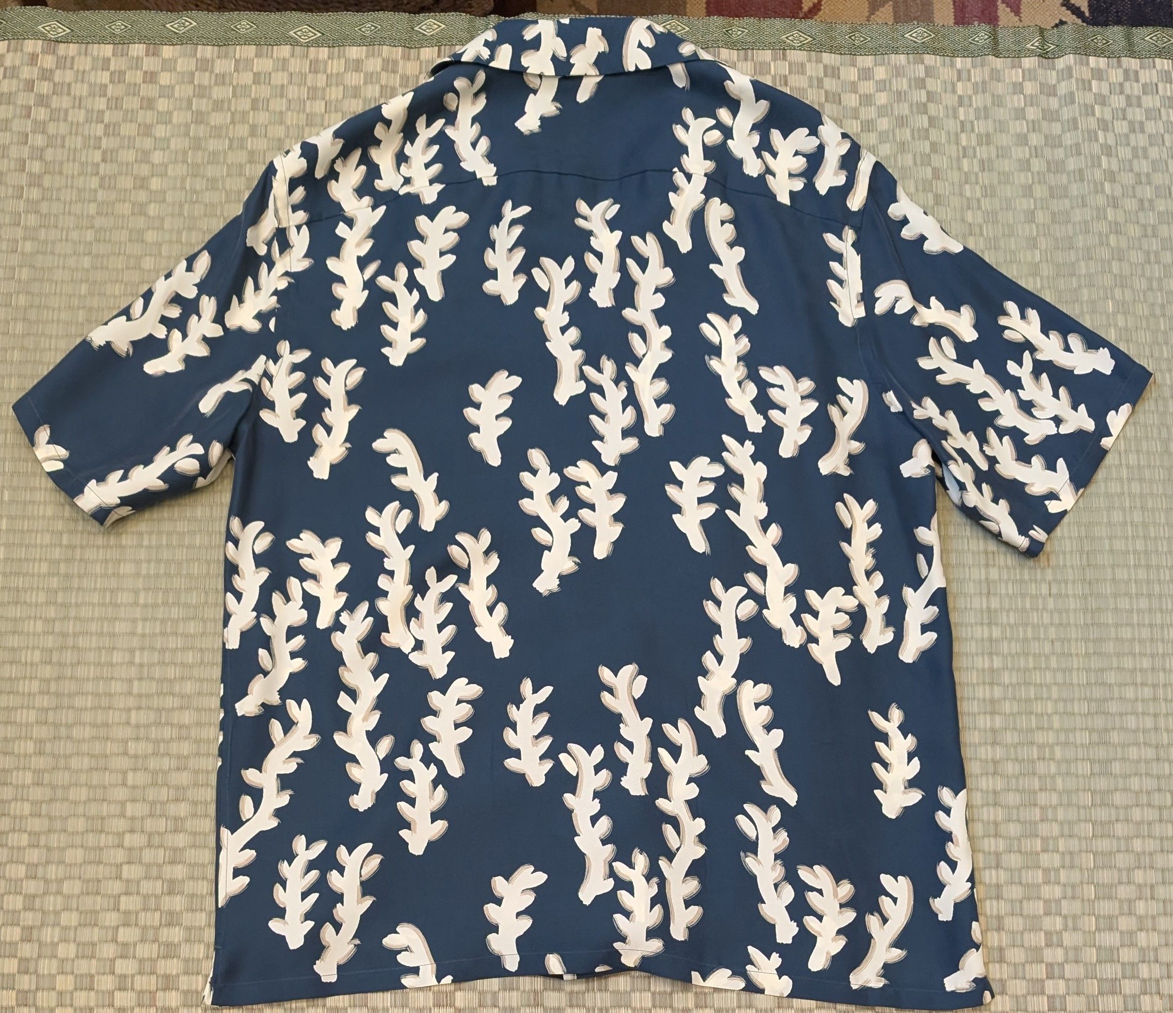 Ermenegildo Zegna NWT Zegna 100% Silk Oasi Print Camp Shirt Made in Italy Size US M / EU 48-50 / 2 - 2 Thumbnail