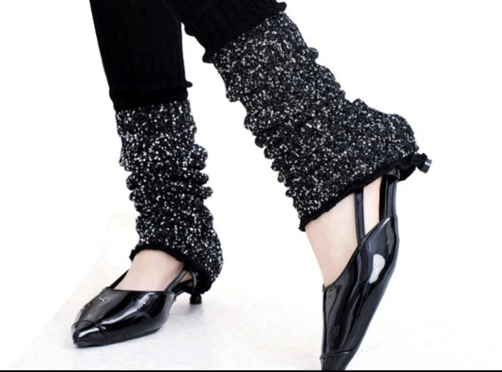 Other No Boundaries Black Glitter Leg Warmer Size ONE SIZE - 1 Thumbnail