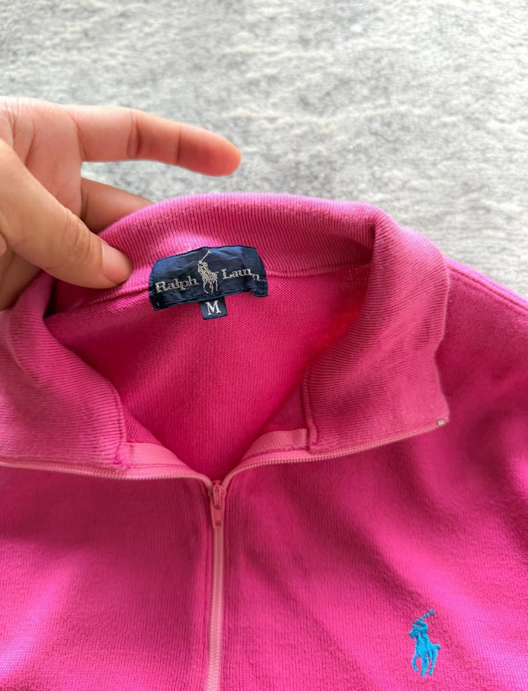 Ralph Lauren 90’s Ralph Lauren Quarterzip Split Colour Size US M / EU 48-50 / 2 - 3 Thumbnail