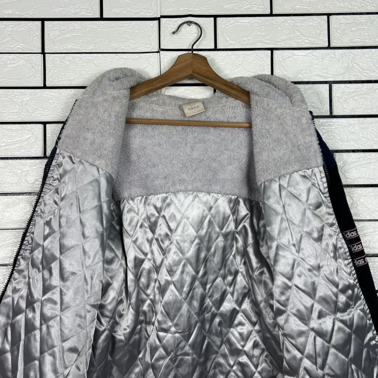 Adidas Vintage 90's ADIDAS Fleece Lined Hooded Jacket #4060-C184 Size US M / EU 48-50 / 2 - 13 Thumbnail