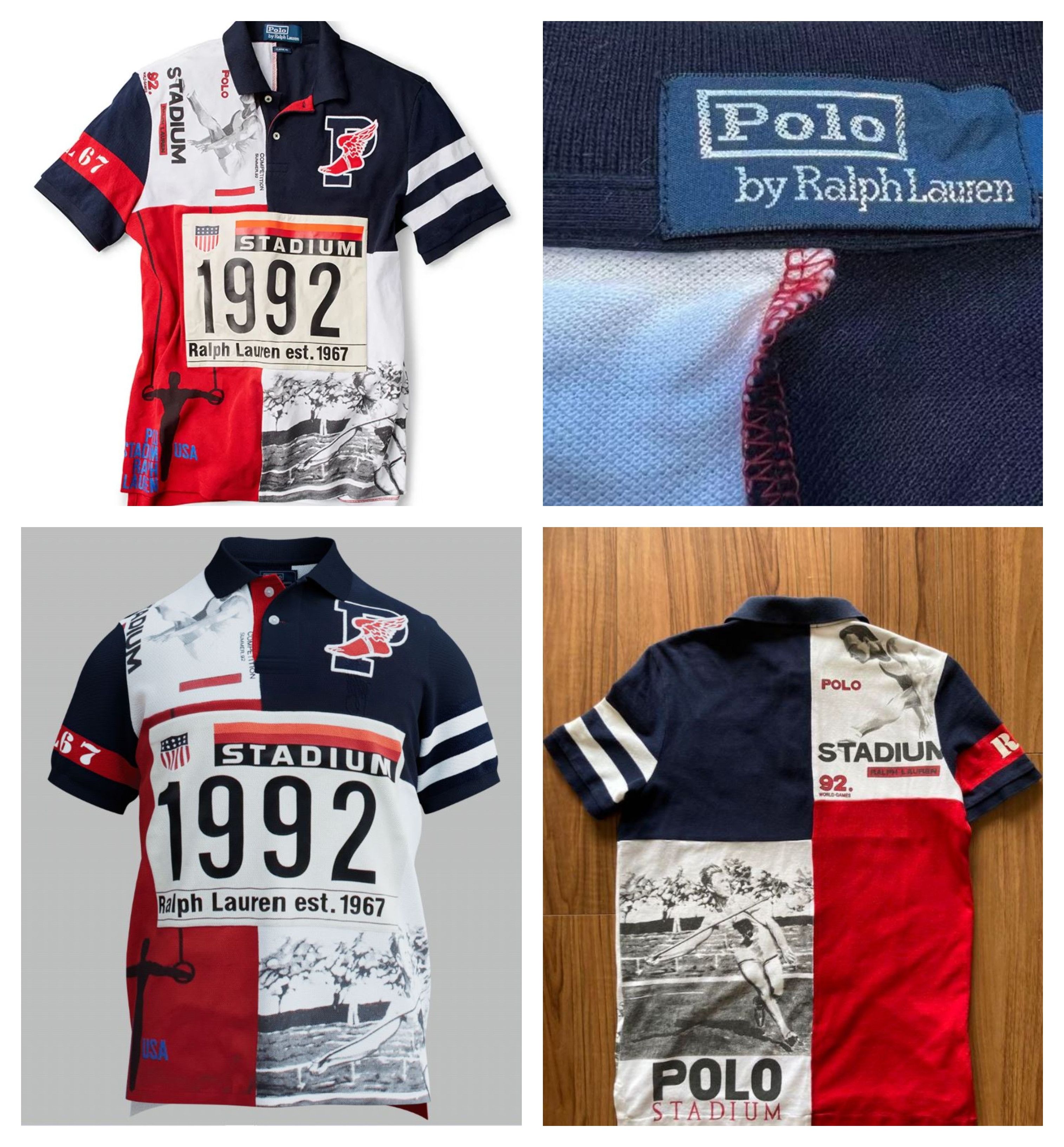 Polo Ralph Lauren Polo Stadium by Ralph Lauren Mash-up Polo Shirt XL Size US XL / EU 56 / 4 - 1 Thumbnail