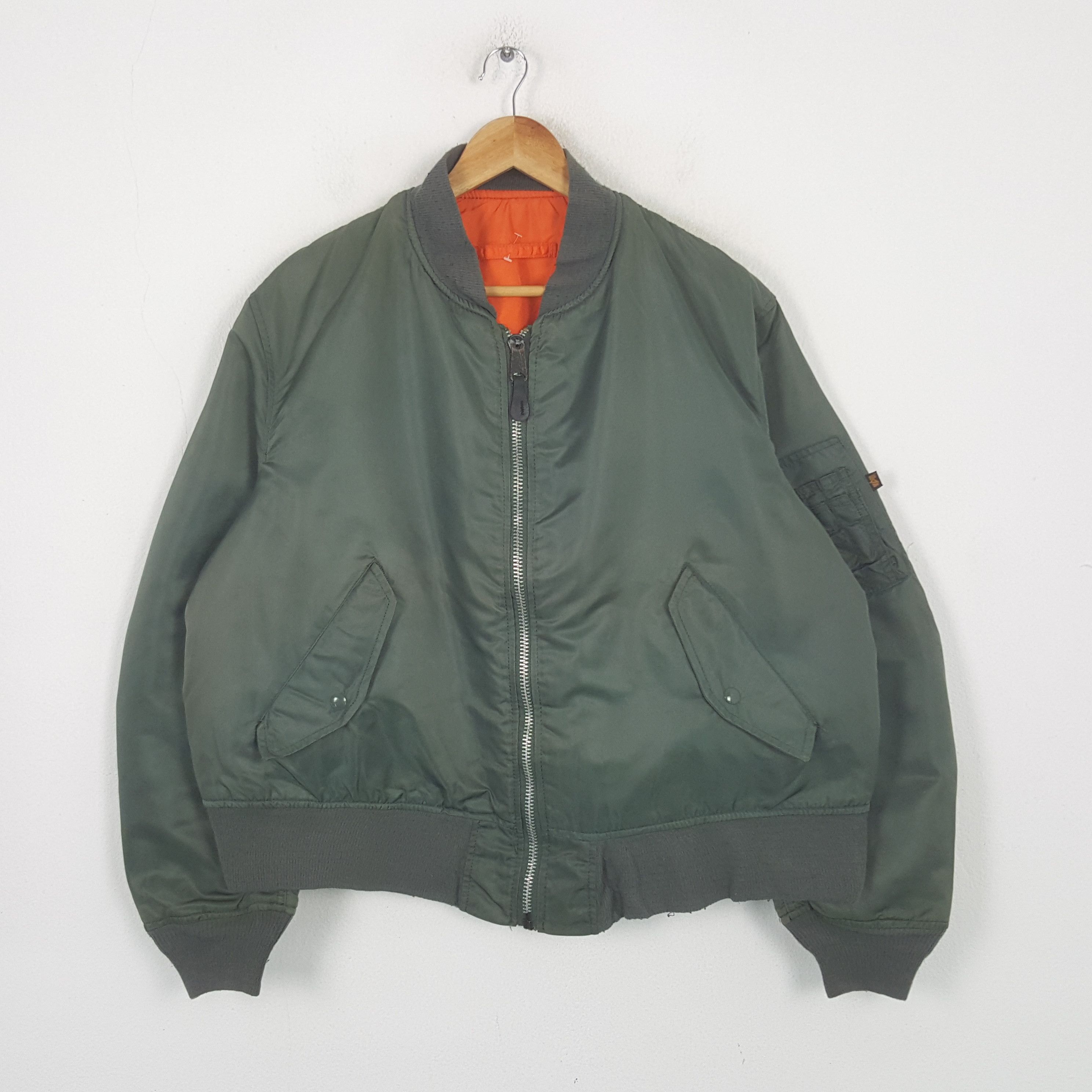 Alpha Industries Vintage Alpha Industries X Hysteric Custom Bombers Jacket 34 Size US XXL / EU 58 / 5 - 3 Thumbnail