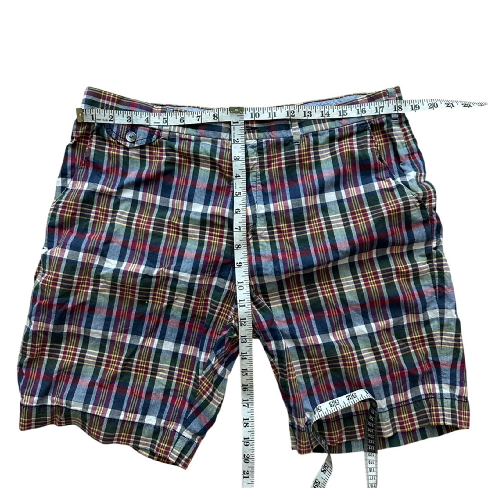 Polo Ralph Lauren Vintage 1990s Polo Ralph Lauren Plaid Men's Shorts Size 38 Size US 38 / EU 54 - 4 Thumbnail