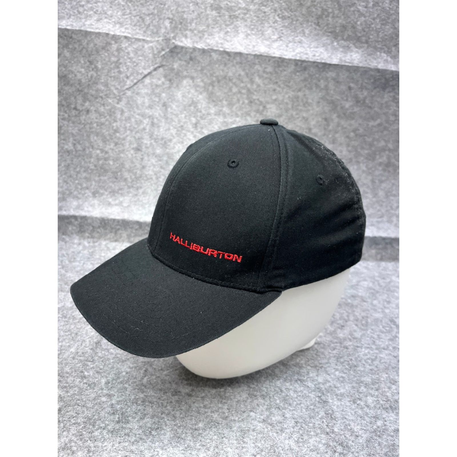 Port Authority Port Authority Hat Cap Fitted Adult Medium Black Cotton Blend Hat/Cap Mens Baseball Cap Port Authority Size ONE SIZE - 4 Thumbnail