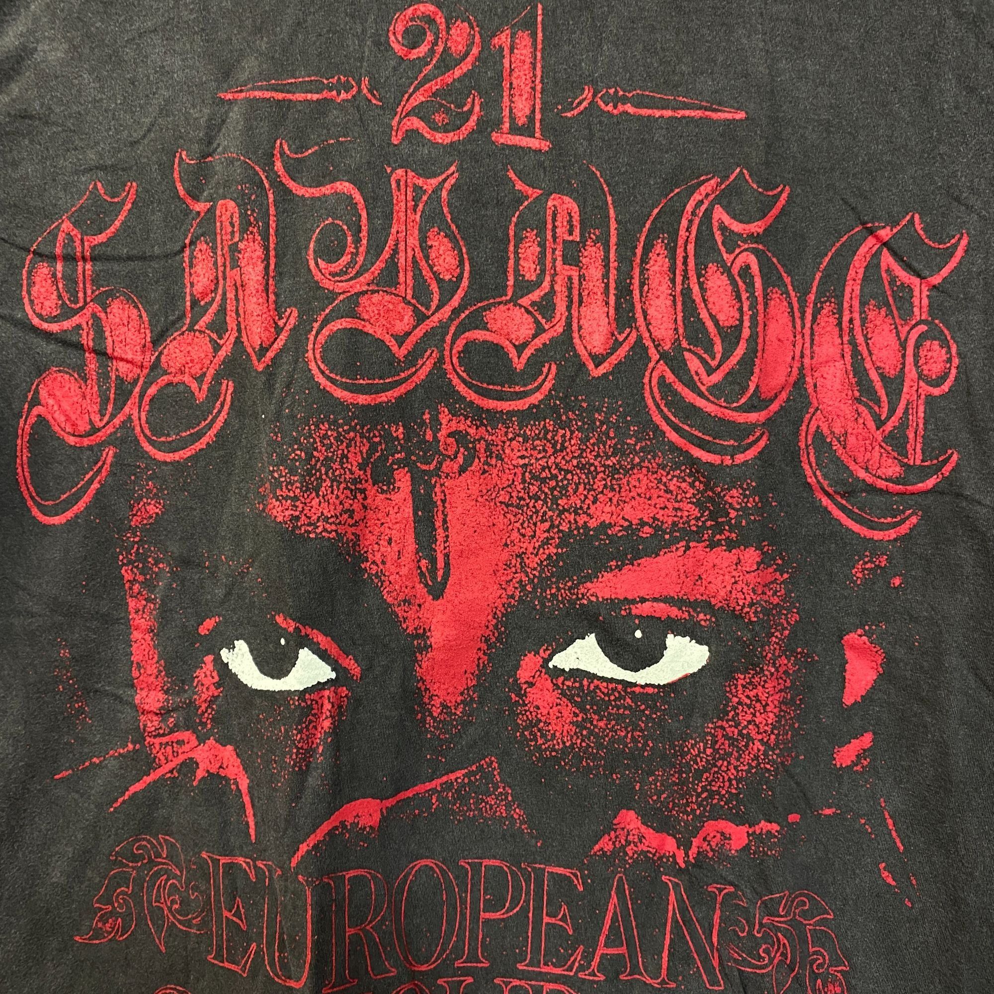 21 Savage 21 Savage European Rap Tour Tshirt size Medium Size US M / EU 48-50 / 2 - 2 Thumbnail