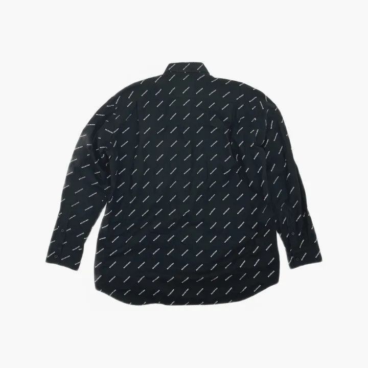 Balenciaga Balenciaga Balenciaga Logo Print Casual Long Sleeve Shirt Size US M / EU 48-50 / 2 - 3 Thumbnail