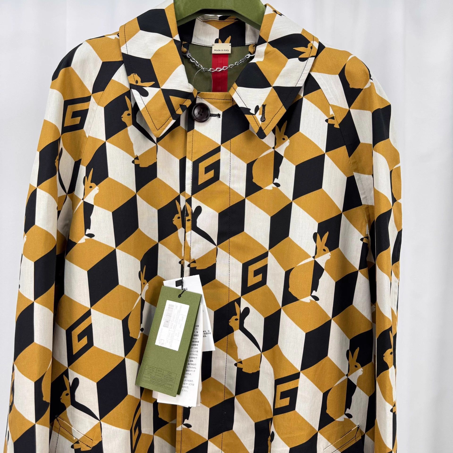 Gucci Gucci GG Check All Over Print Windbreaker 44 New Size US S / EU 44-46 / 1 - 4 Thumbnail