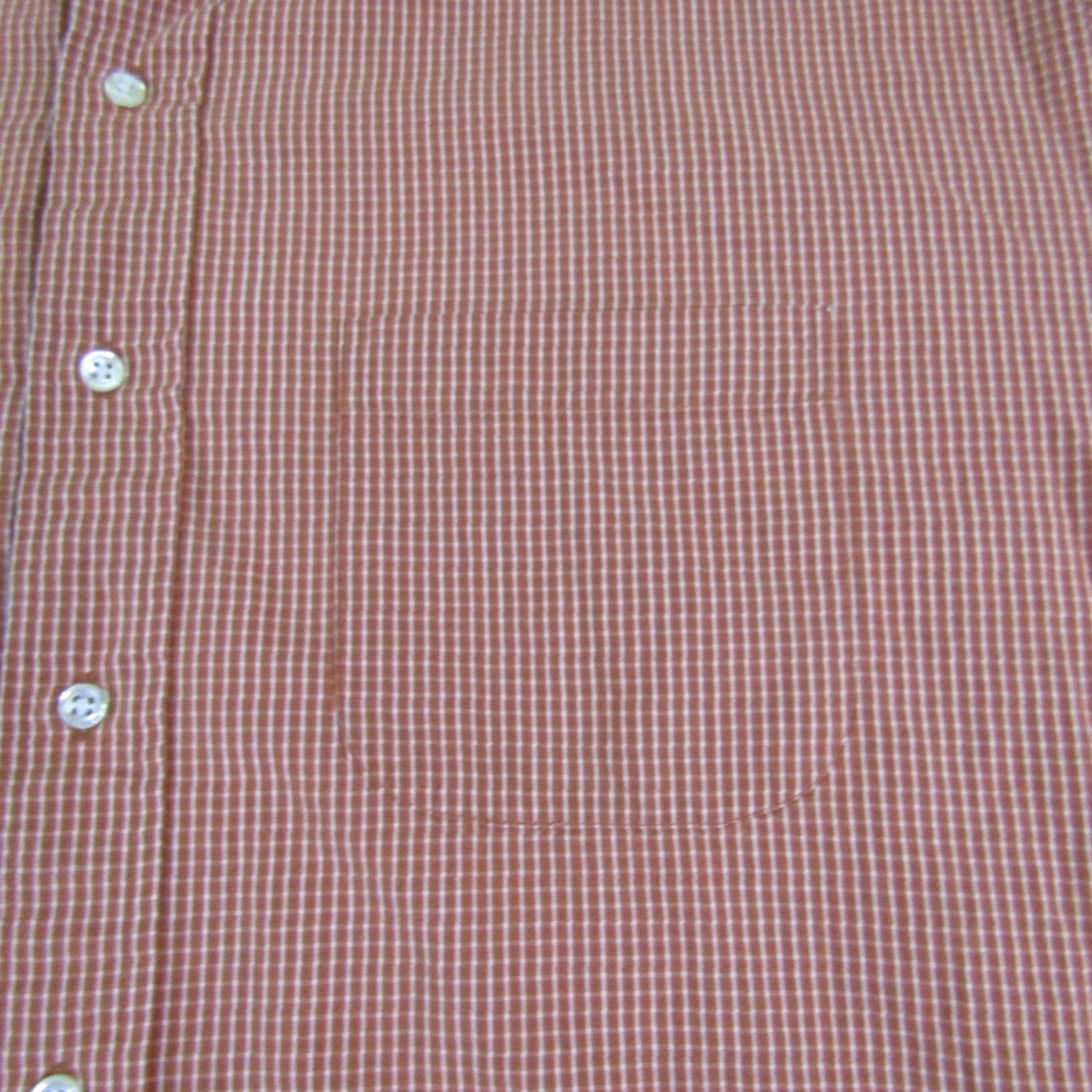 Brooks Brothers Brooks Brothers Shirt Mens XL Orange Plaid Button-Up Collared Long Sleeve Button-Down Casual Workwear Size US XL / EU 56 / 4 - 3 Thumbnail