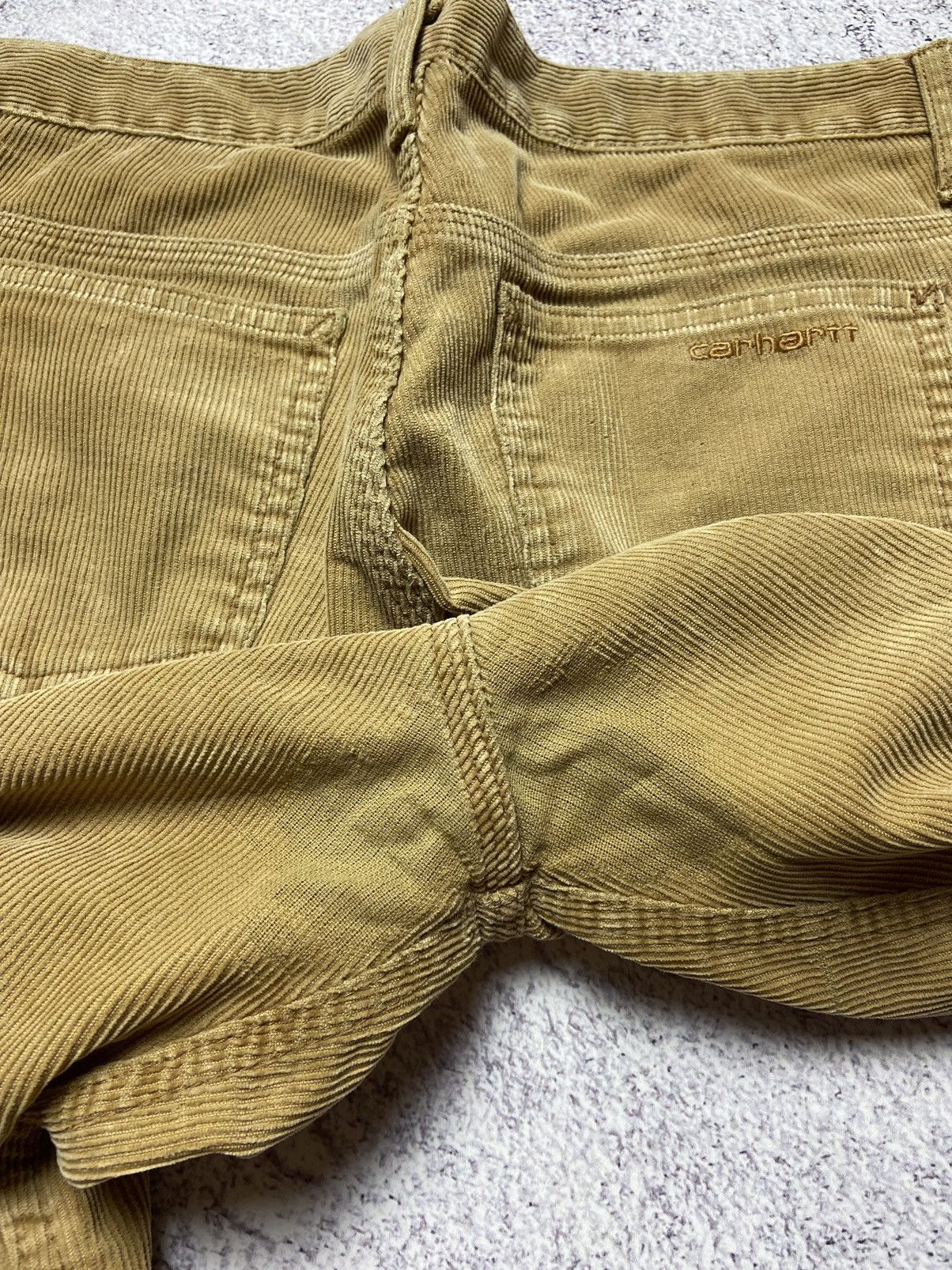 Carhartt × Vintage Vintage Carhartt Velvet Pants Rare Skate Rap Style Street Size US 31 - 6 Thumbnail