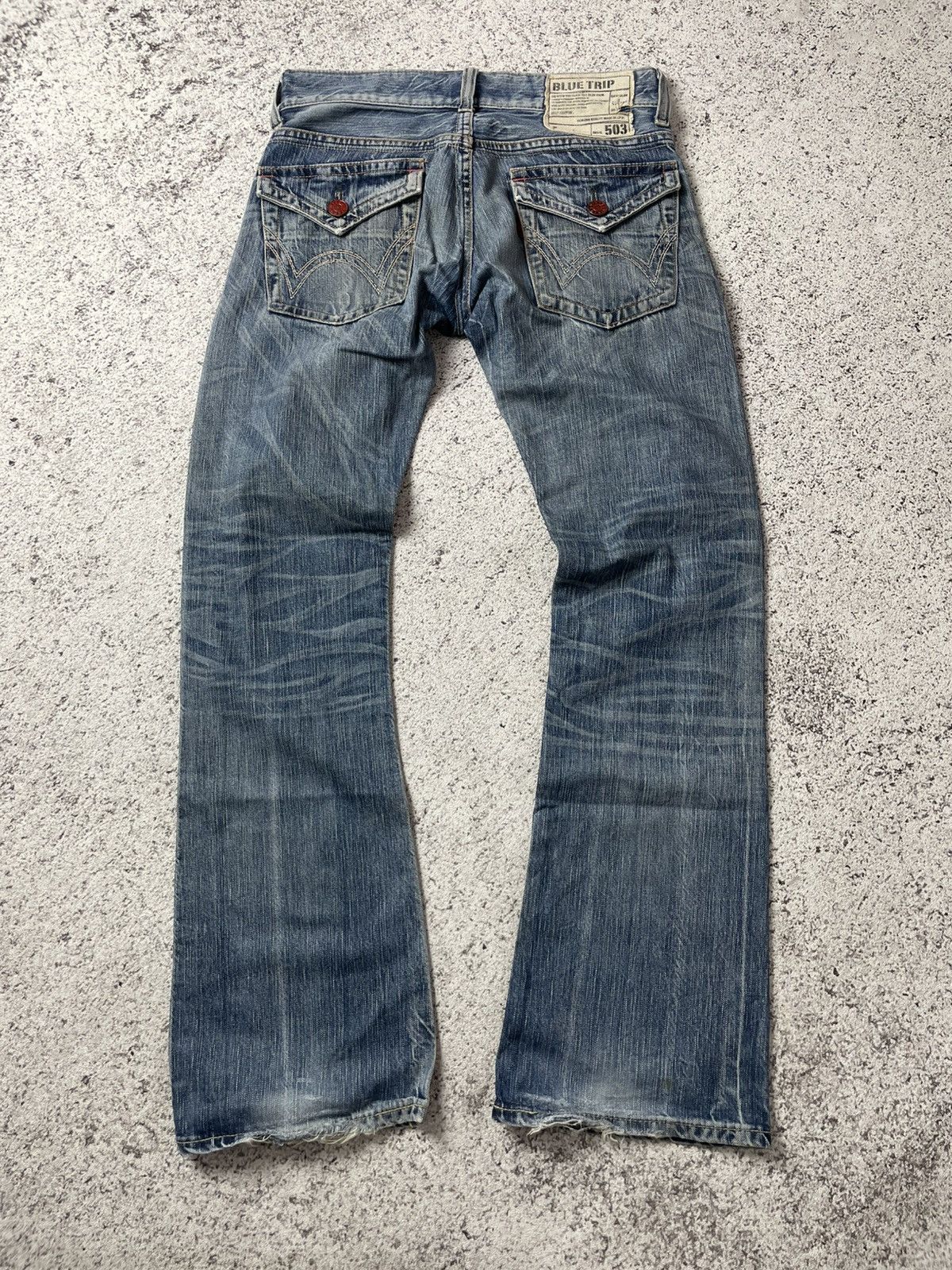 14th Addiction 2000s Edwin - Flared Faded Jeans Size US 28 / EU 44 - 2 Thumbnail