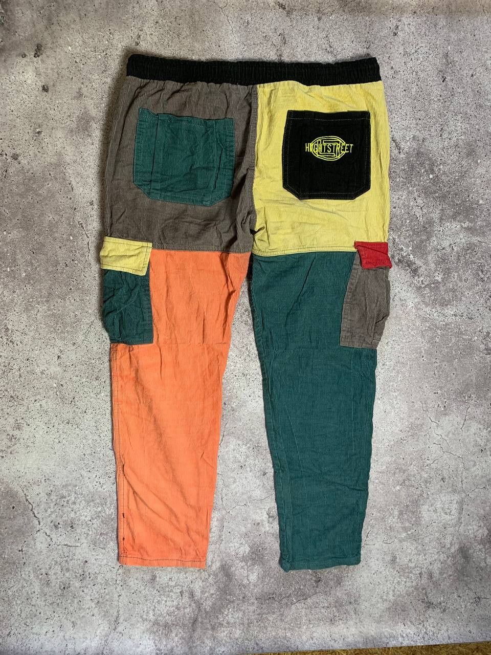 Shein Vintage Y2K Courdoroy Cargo Pants Stussy style Patchwork Size US 32 / EU 48 - 7 Thumbnail