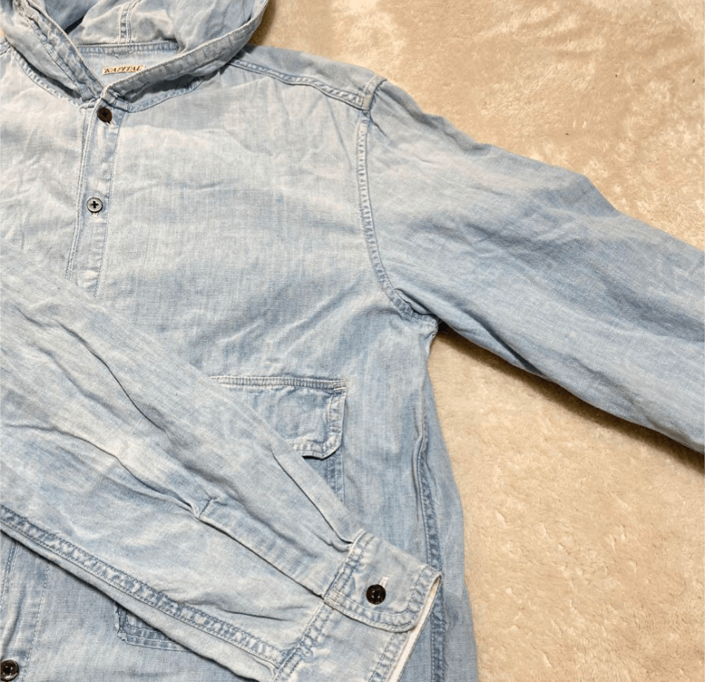 Kapital Capital Hoodie Shirt Chambray Size US L / EU 52-54 / 3 - 9 Thumbnail