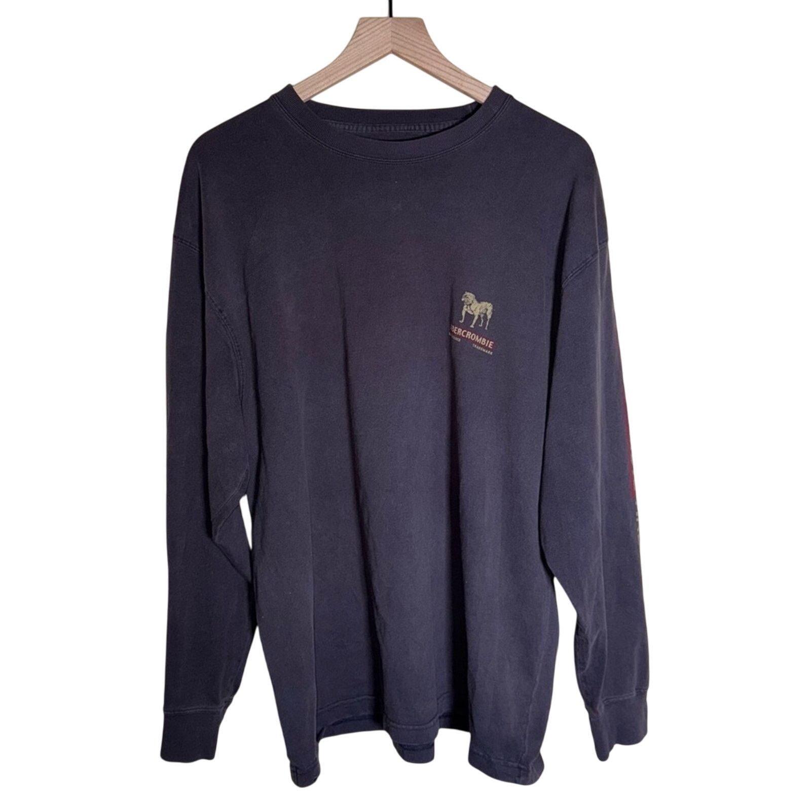 Abercrombie & Fitch VINTAGE ABERCROMBIE & FITCH Y2K graphic long sleeve shirt XL Size US XL / EU 56 / 4 - 1 Thumbnail