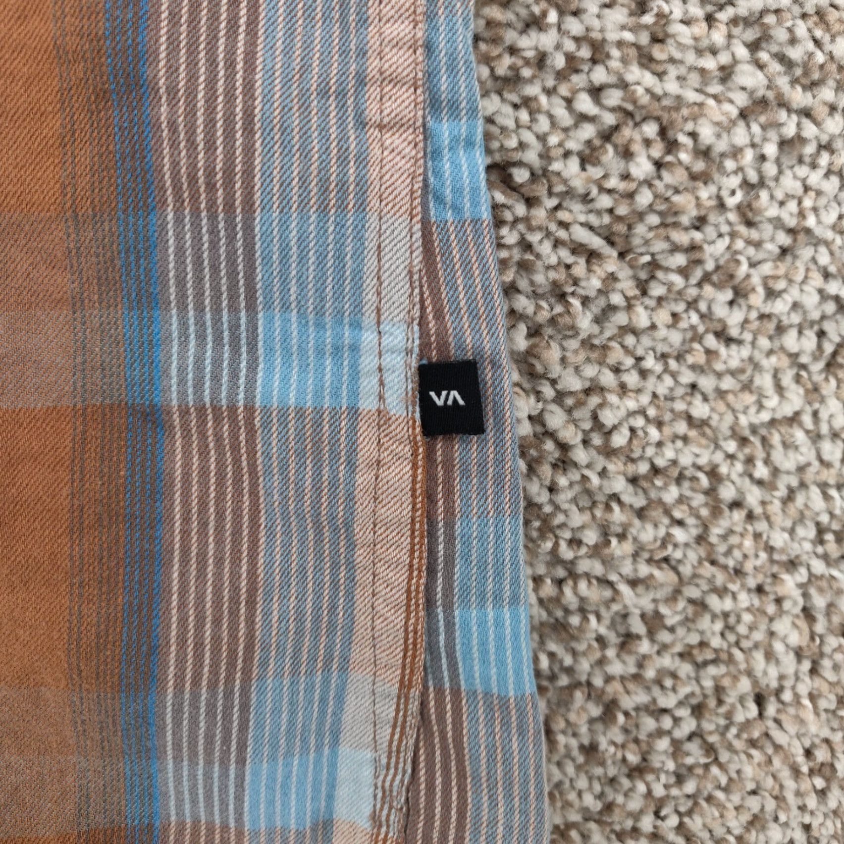 RVCA RVCA Shirt Mens Small S Plaid Short Sleeve Snap Button Skater Pockets Vintage: No Size US S / EU 44-46 / 1 - 6 Thumbnail