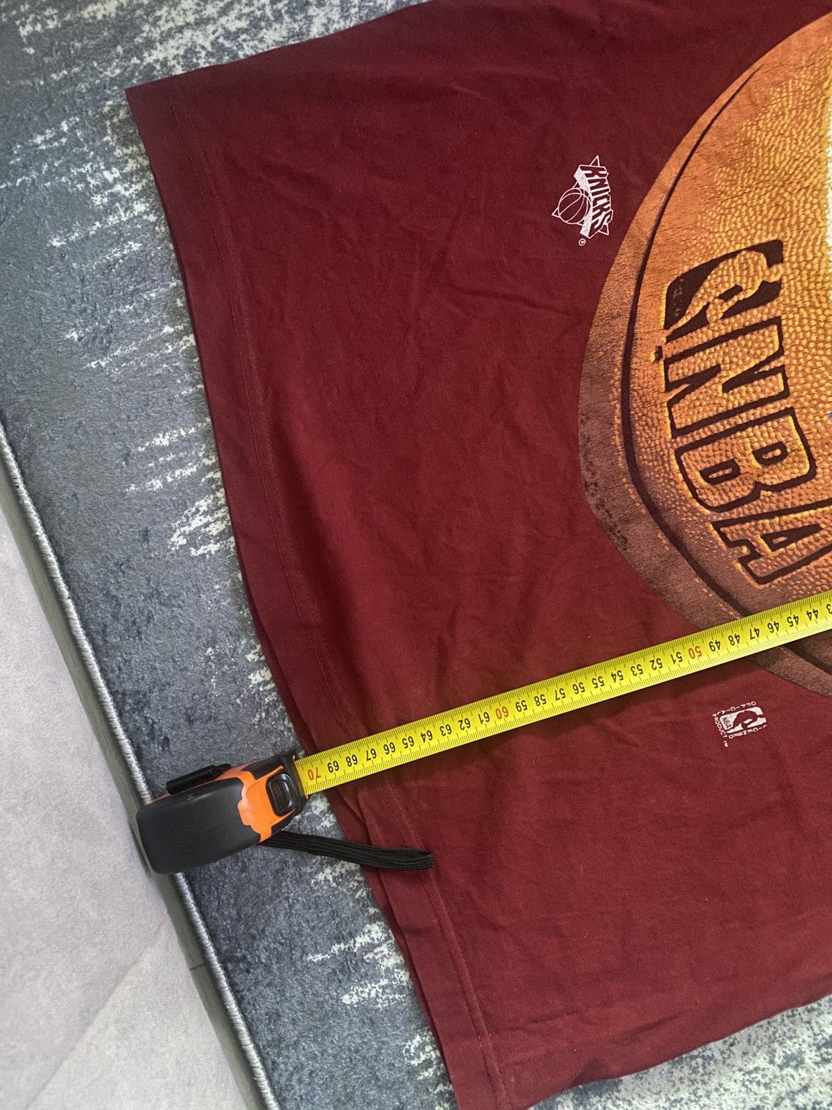 NBA Vintage rare NBA new york knicks big logo tee 90s Size US L / EU 52-54 / 3 - 21 Thumbnail