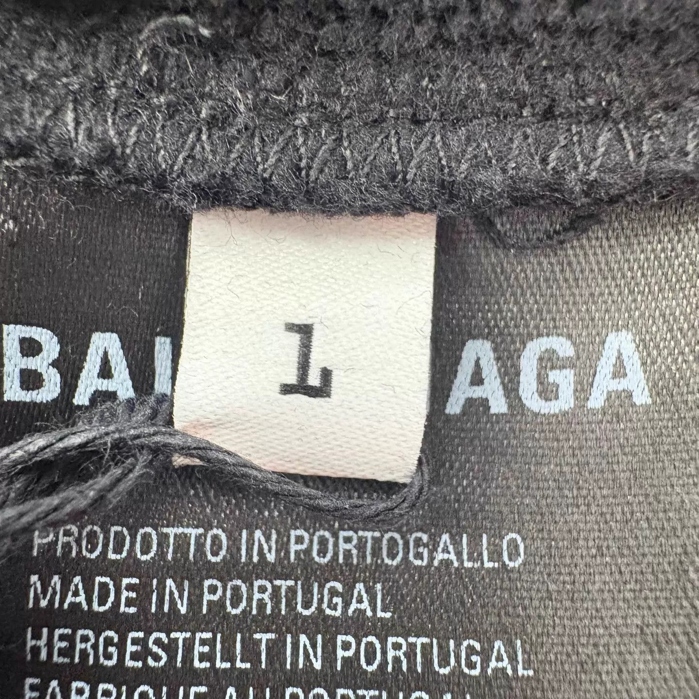 Balenciaga Balenciaga Aya Nakamura Star Distressed Washed Black Hood Size US S / EU 44-46 / 1 - 5 Thumbnail