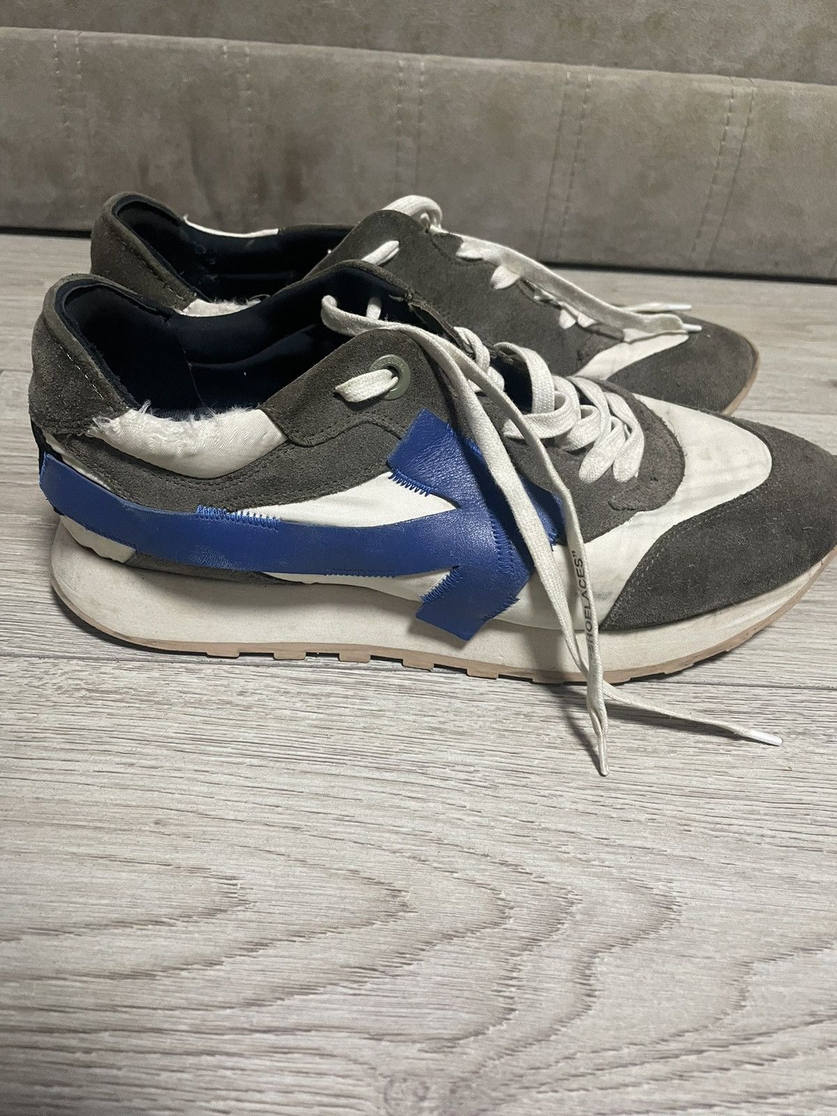 Off-White Off White Arrow Running Sneakers Size US 10.5 / EU 43-44 - 4 Thumbnail