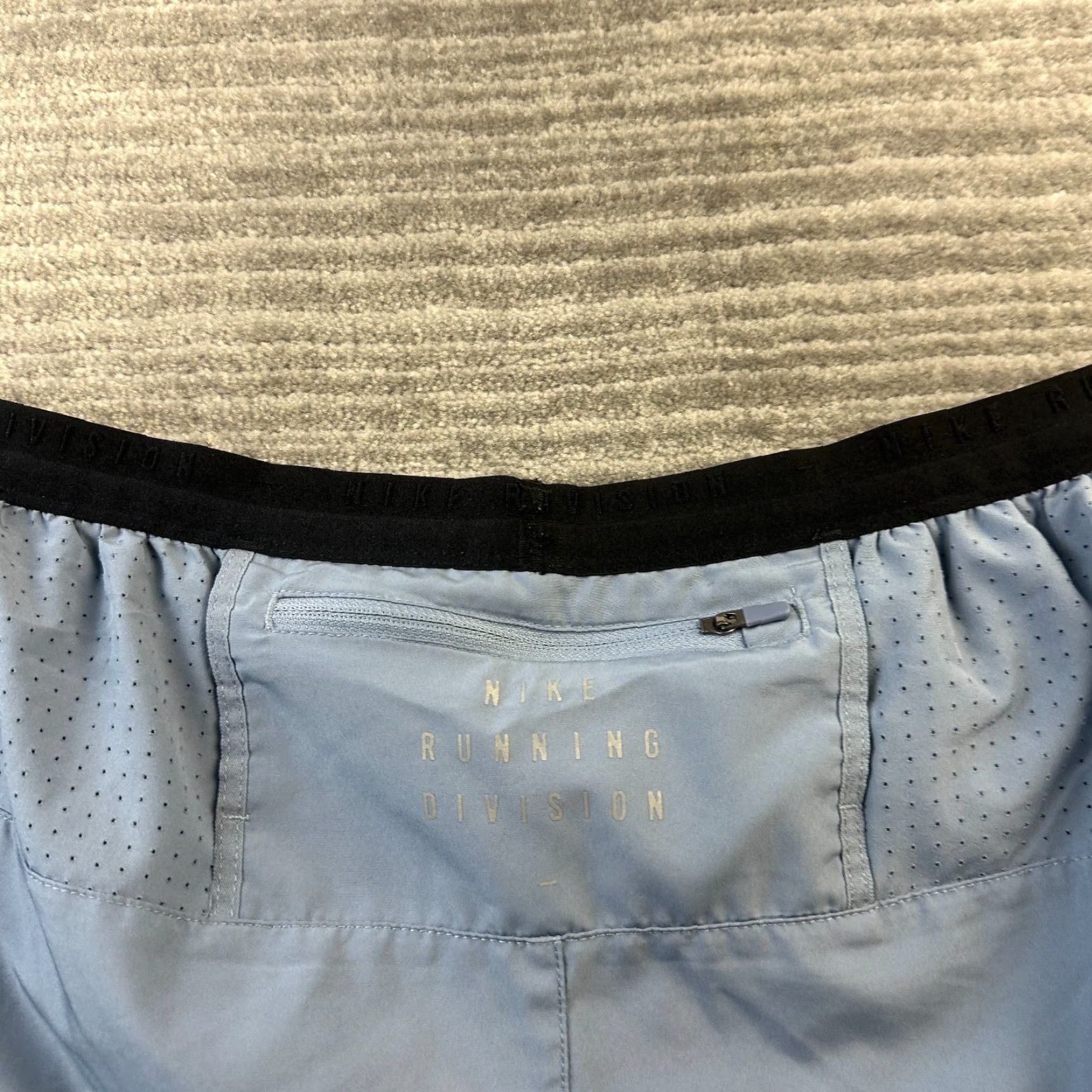 Nike Nike Shorts Mens Large Blue 5" Running Division Lined Size US 33 - 5 Thumbnail