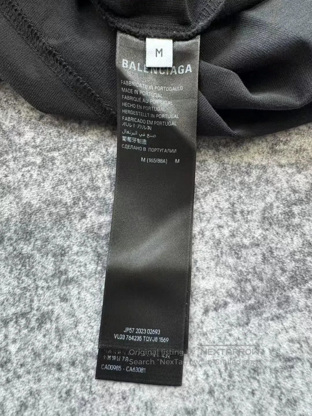 Balenciaga Balenciaga Sanskrit Logo Distressed Tee. Size US M / EU 48-50 / 2 - 6 Thumbnail