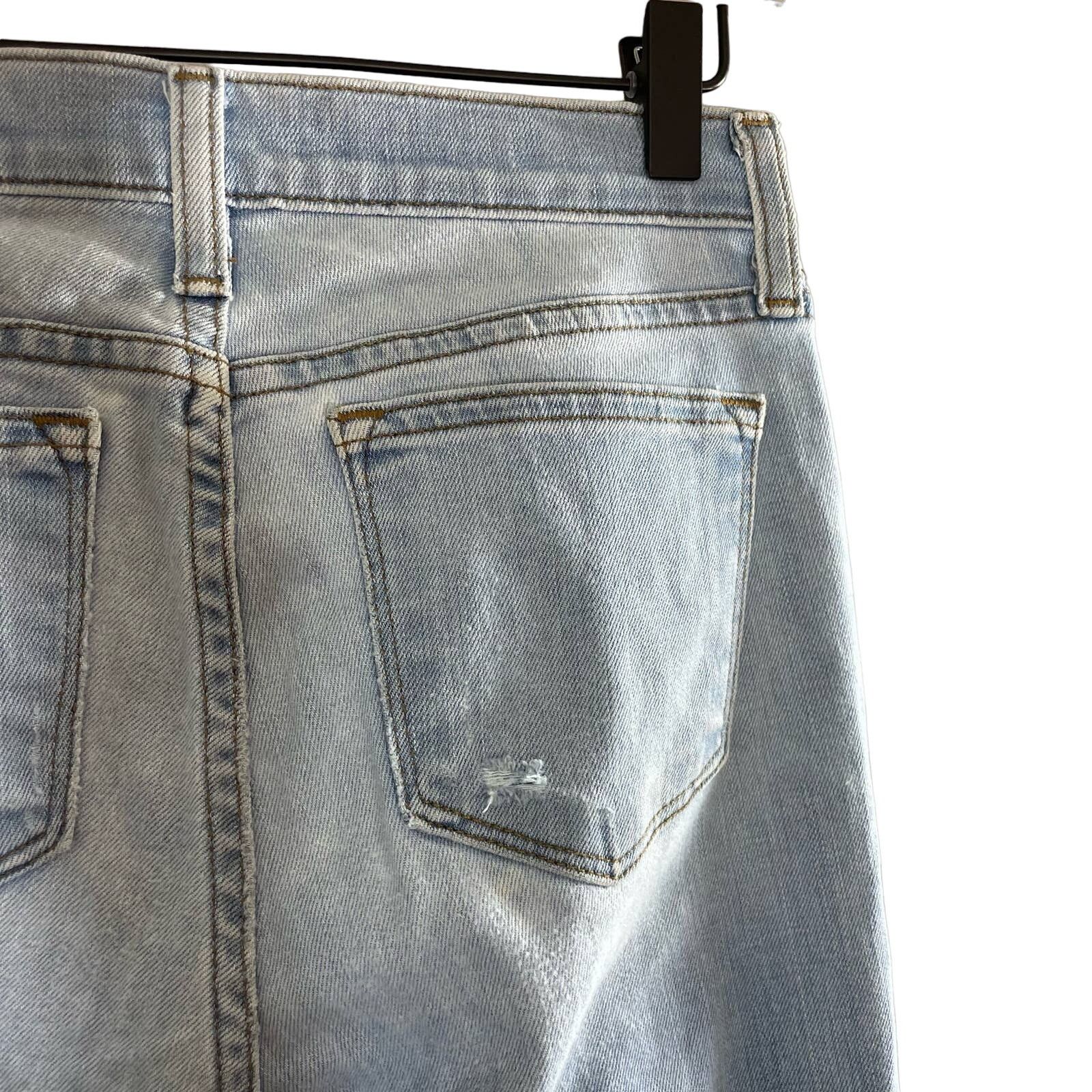 J.Crew J Crew Toothpick Light Wash Distressed Skinny Jeans - 26 Size 26" / US 2 / IT 38 - 8 Thumbnail