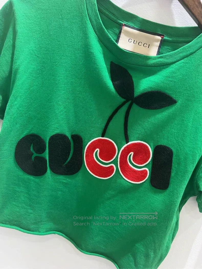 Gucci Gucci Cherry printed short sleeves Size S / US 4 / IT 40 - 6 Thumbnail