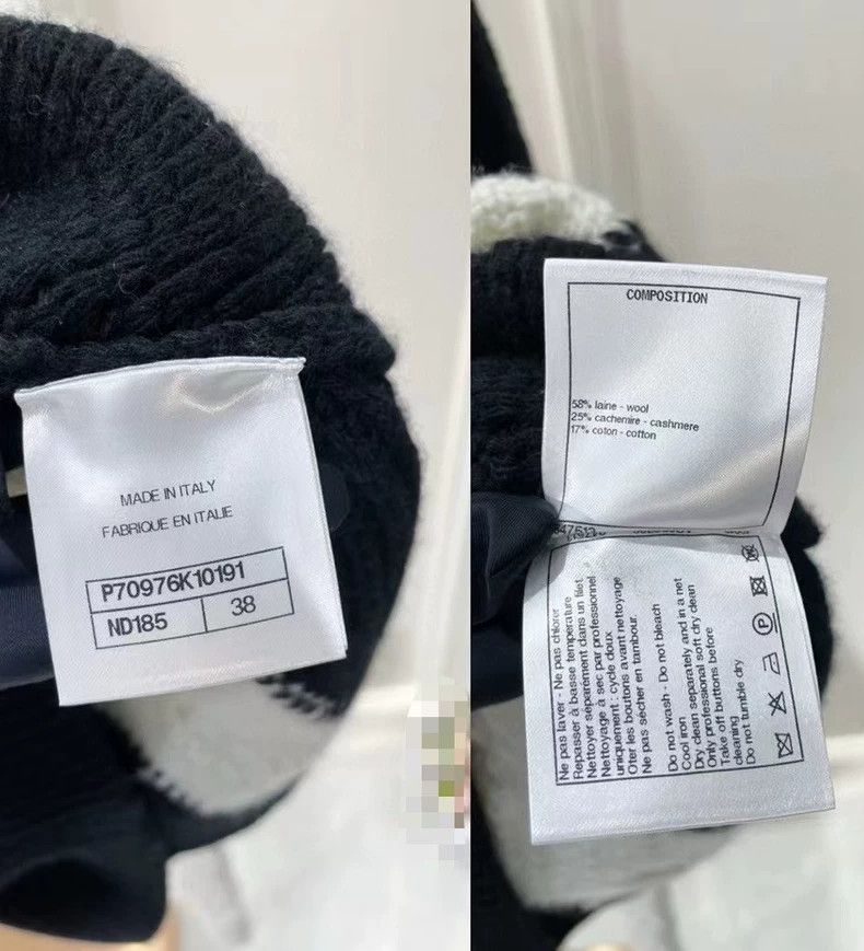 Chanel Chanel Castle series black and white logo sweater Size XS / US 0-2 / IT 36-38 - 5 Thumbnail