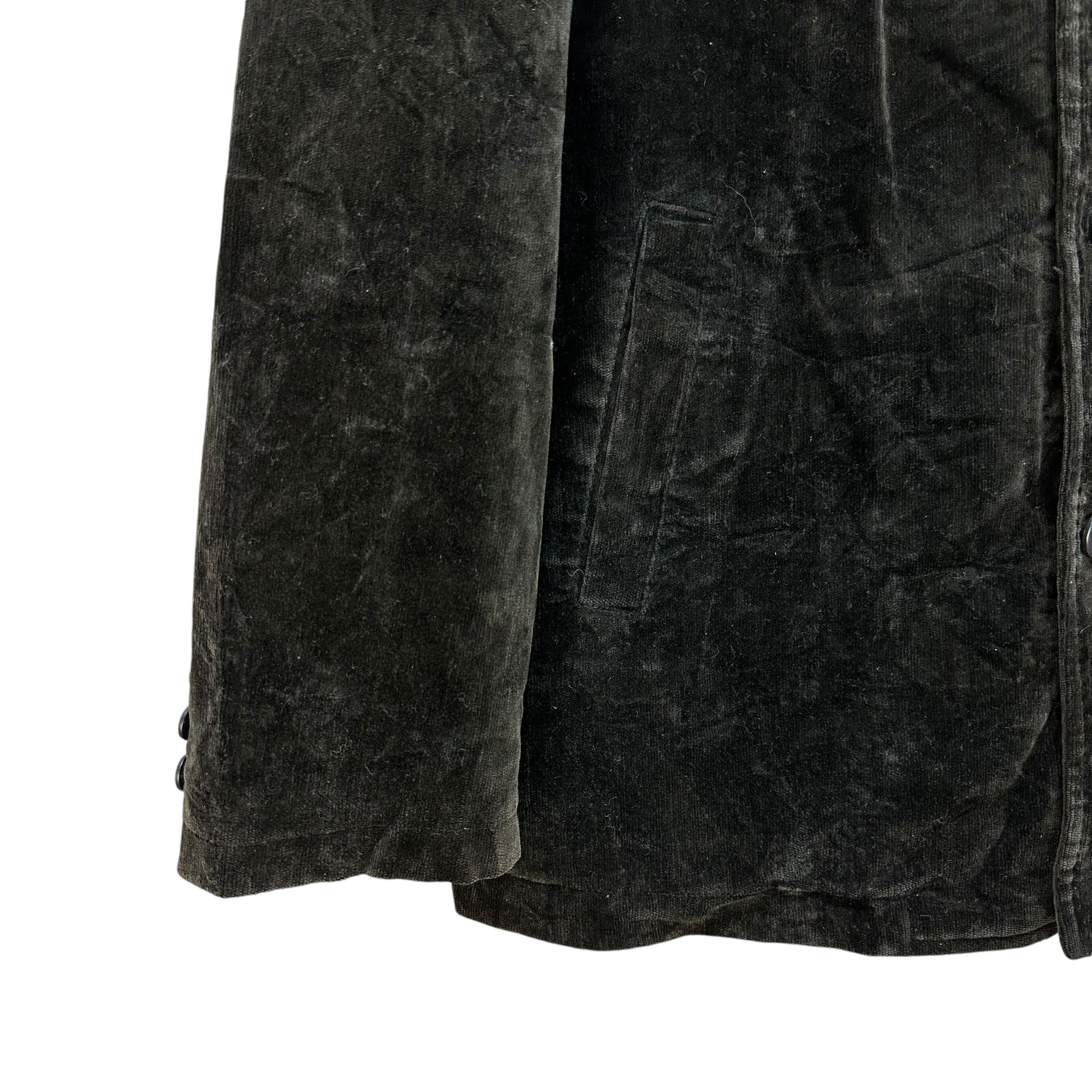 Tornado Mart TORNADO MART Black Velvet Jacket Avant Garde #A56-1292 Size US L / EU 52-54 / 3 - 4 Thumbnail