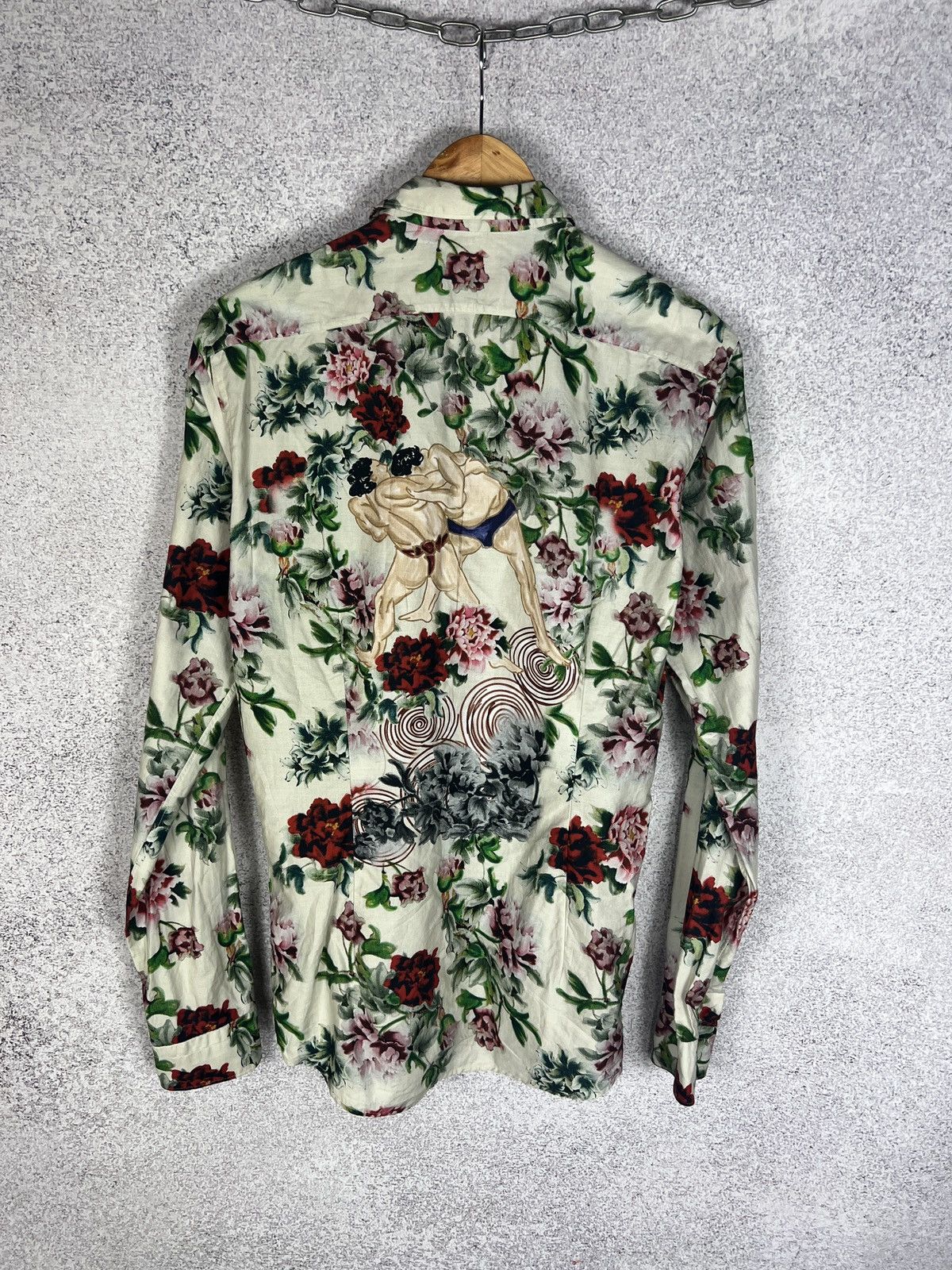 Eton Eton Floral Sumo Shirt Size US S / EU 44-46 / 1 - 1 Thumbnail