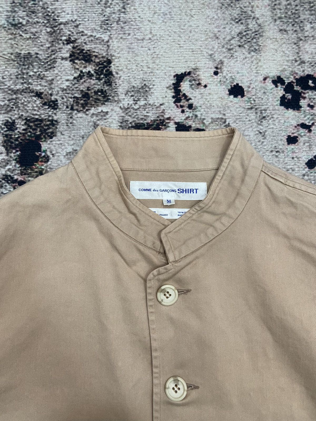 Comme des Garcons SHIRT COMME des GARÇONS SHIRT Mandarin-Collar Jacket (Archive Size US M / EU 48-50 / 2 - 3 Thumbnail