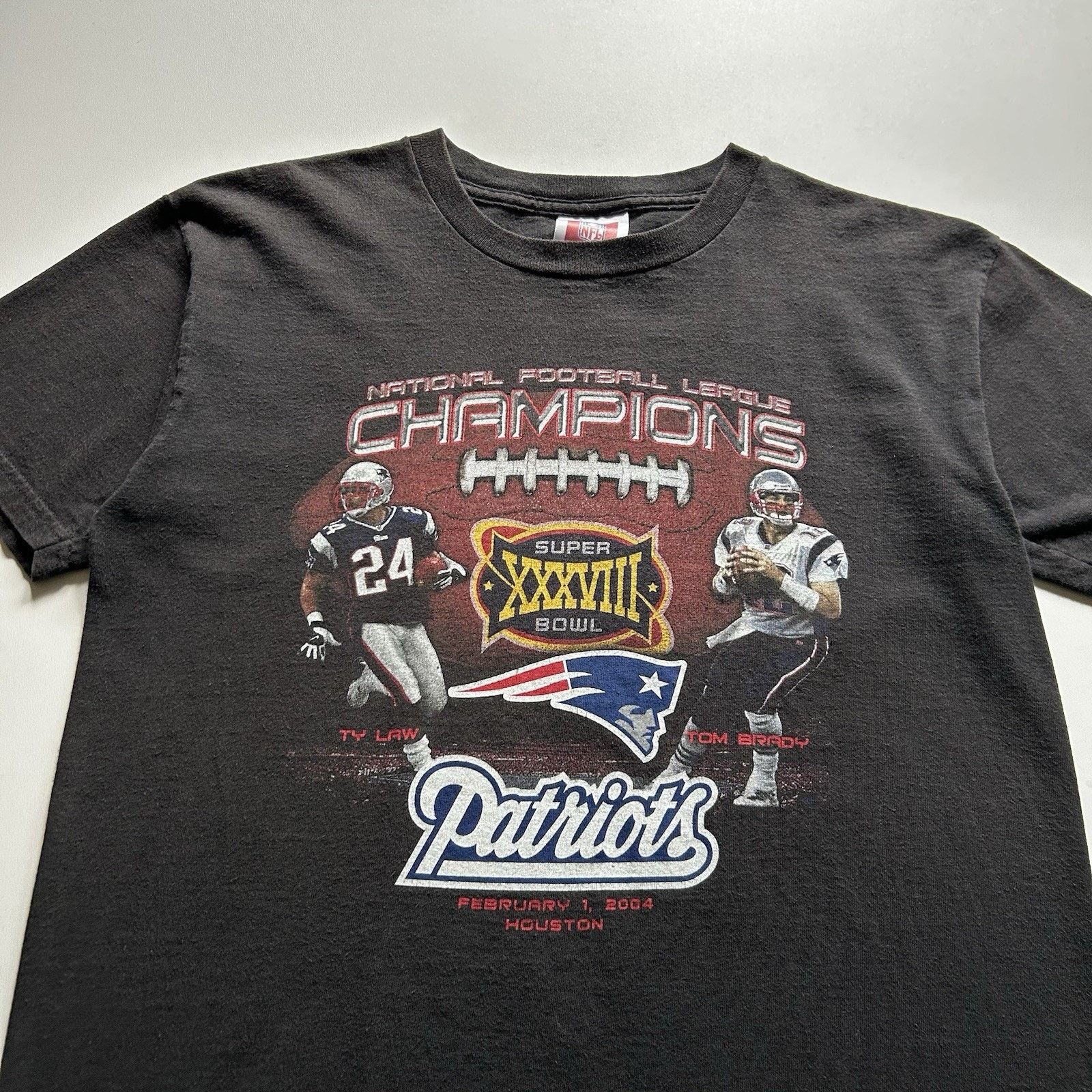 NFL Vintage New England Patriots T Shirt XS NFL 2004 Super Bowl Size US L / EU 52-54 / 3 - 2 Thumbnail
