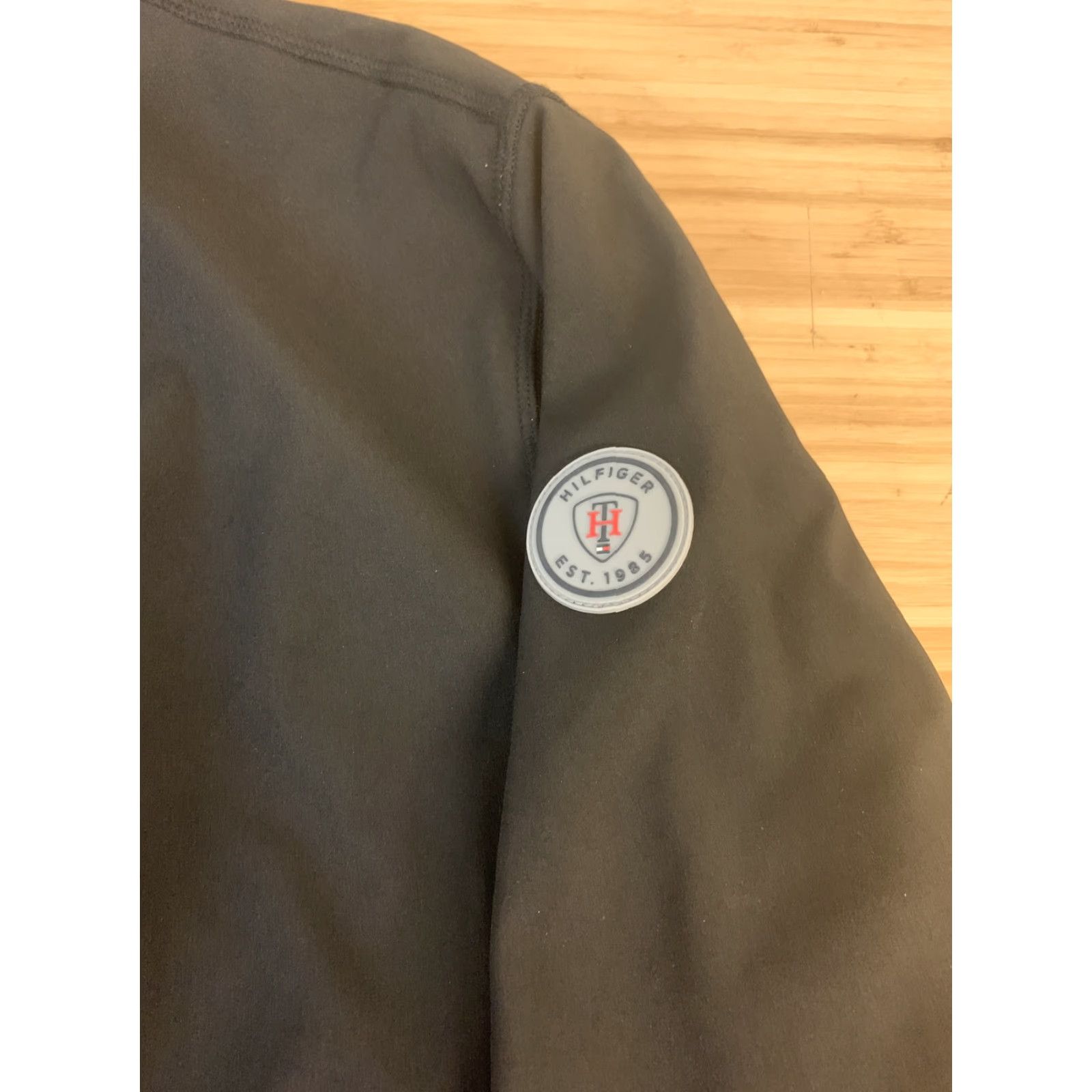 Tommy Hilfiger Tommy Hilfiger Men's Yachting Jacket Water Resistant Windbreaker Regular XL Black Logo Zip Jacket Mens Windbreaker Yacht Jacket New w Tags Size US XL / EU 56 / 4 - 6 Thumbnail