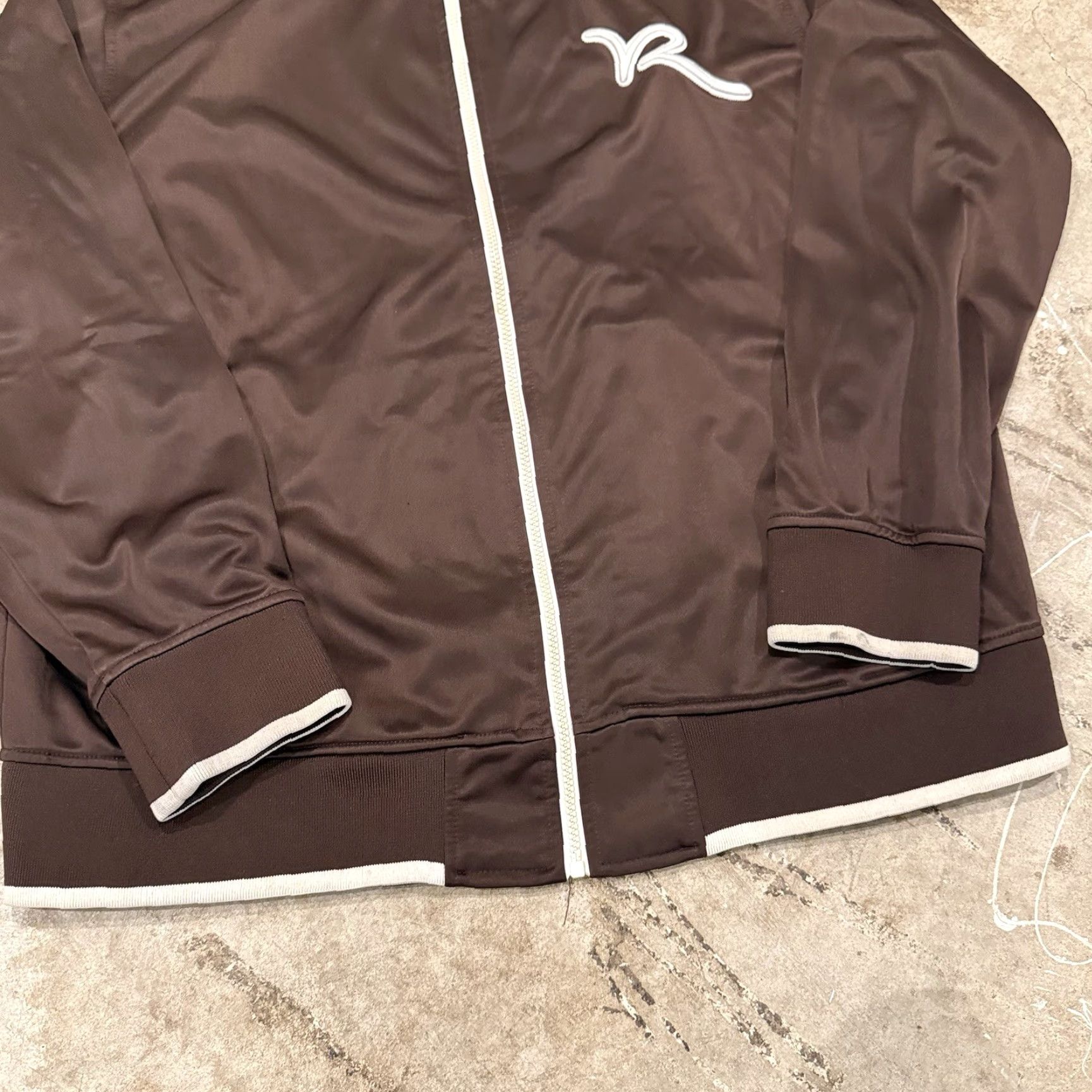Rocawear VINTAGE Rocawear Mens 2XL Brown Full Zip Track Jacket Activewear The Rock Mens Jacket Brown 2XL Track Jacket Rock Themes Size US XXL / EU 58 / 5 - 5 Thumbnail