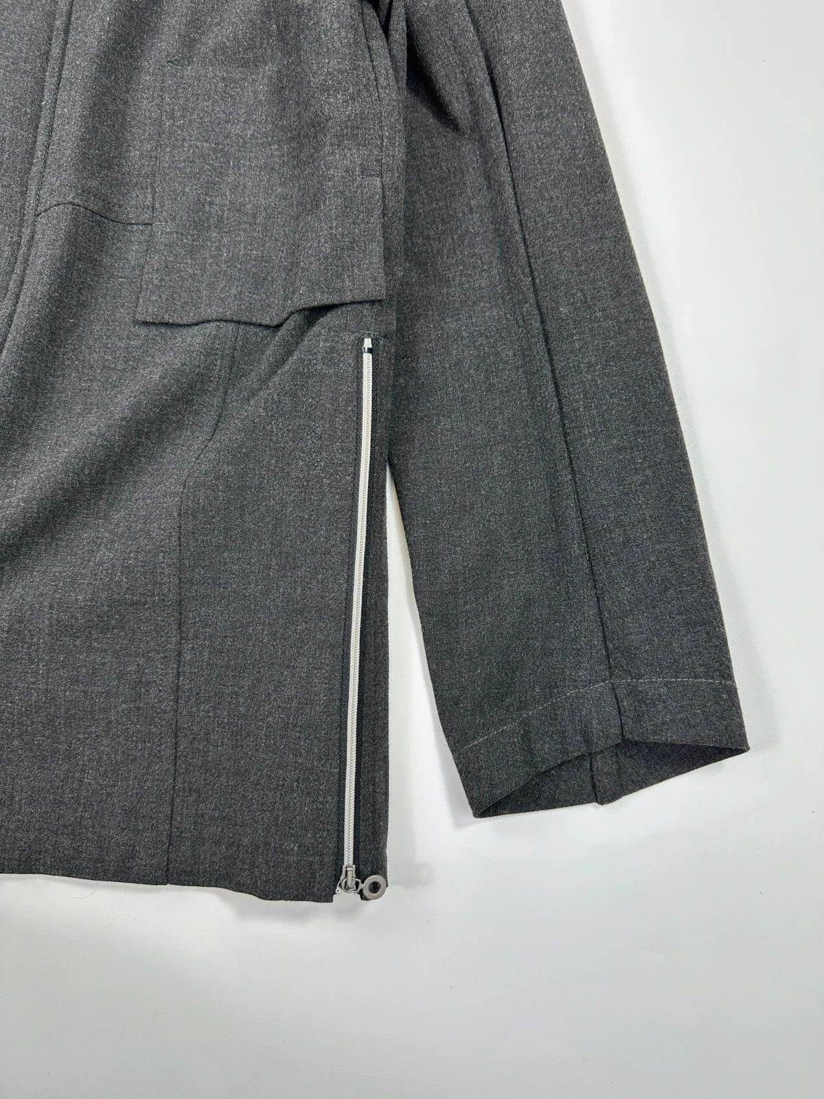 Marithe + Francois Girbaud Marithé + François Girbaud 00’s Grey Tech Jacket Size M / US 6-8 / IT 42-44 - 4 Thumbnail