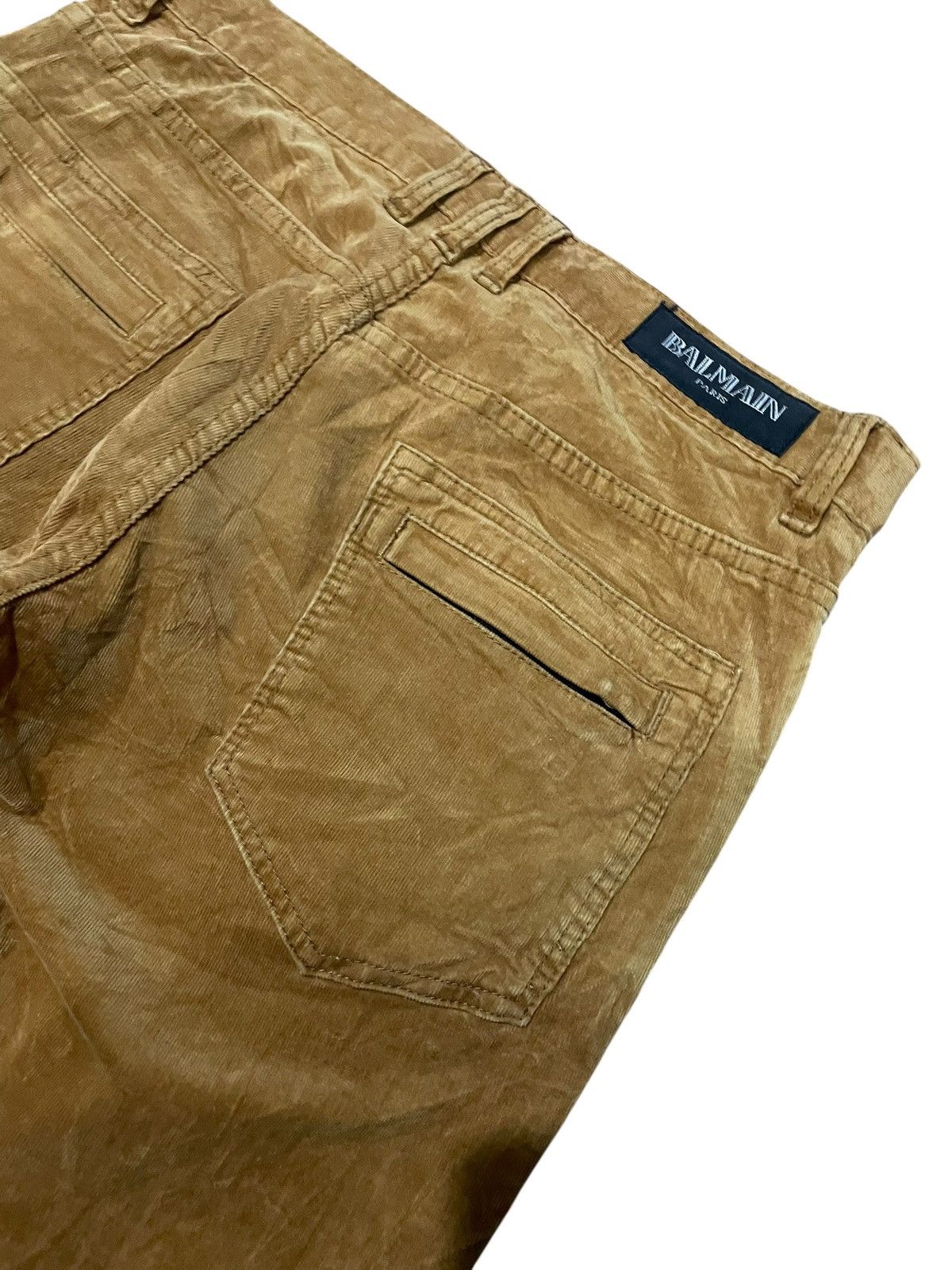 Balmain Balmain Velvet Corduroy Destroyed Pants Size US 33 - 15 Thumbnail