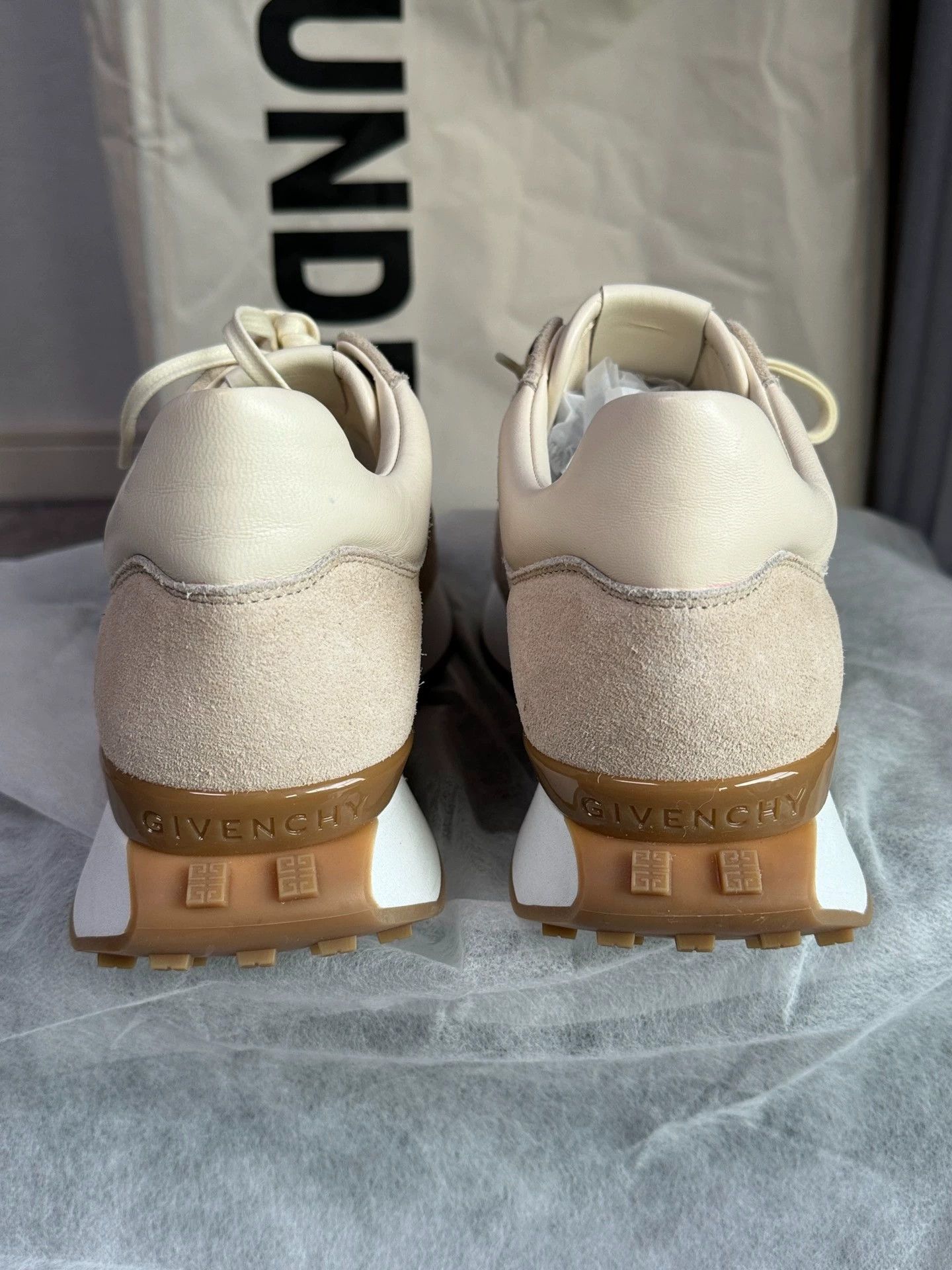 Givenchy Givenchy Beige Suede Sneakers 40.5 Unisex Size US 7.5 / EU 40-41 - 4 Thumbnail