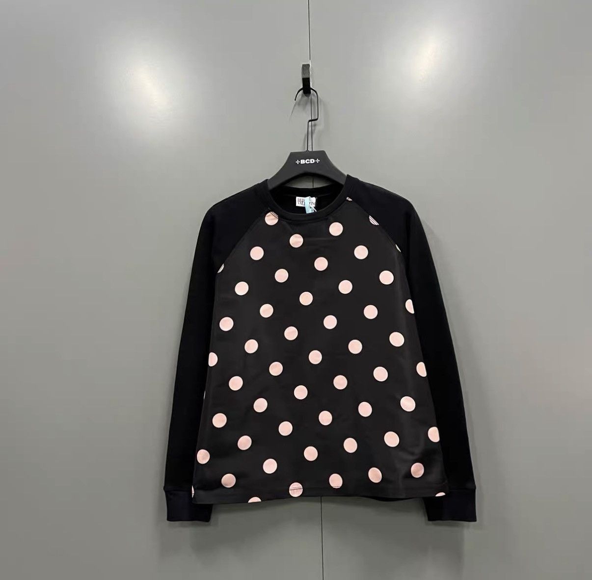 Valentino Valentino Polka Dot Spliced Crew Neck Sweatshirt J41 Size S / US 4 / IT 40 - 1 Thumbnail