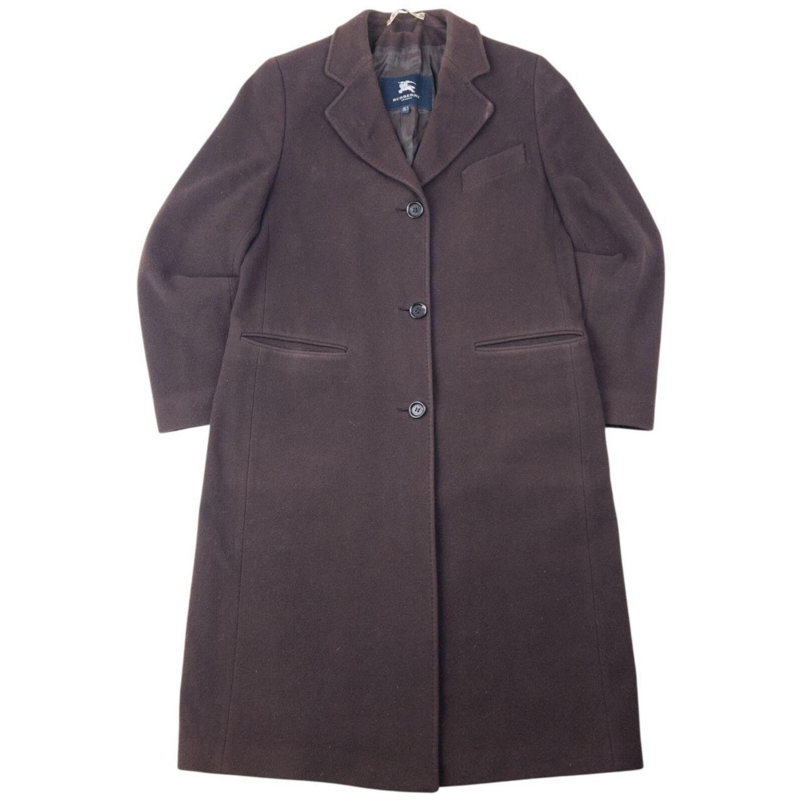 Burberry Vintage 2000s Burberry Cashmere Longline Jacket Womens XL Size XL / US 12-14 / IT 48-50 - 1 Thumbnail