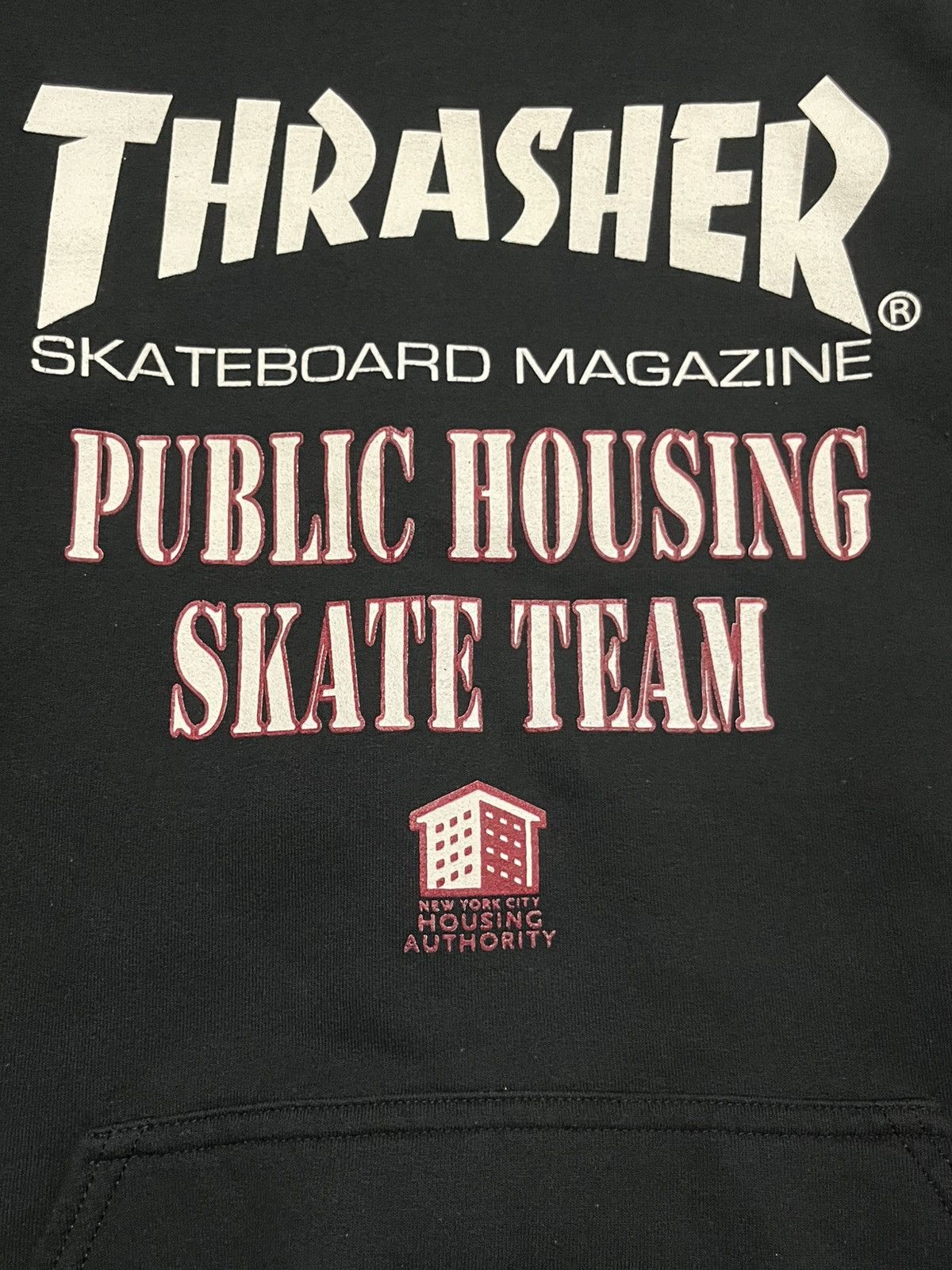 Public Housing Skate Team Vintage RARE 2000 Thrasher Public Housing Skate Team Hoodie Size US L / EU 52-54 / 3 - 3 Thumbnail