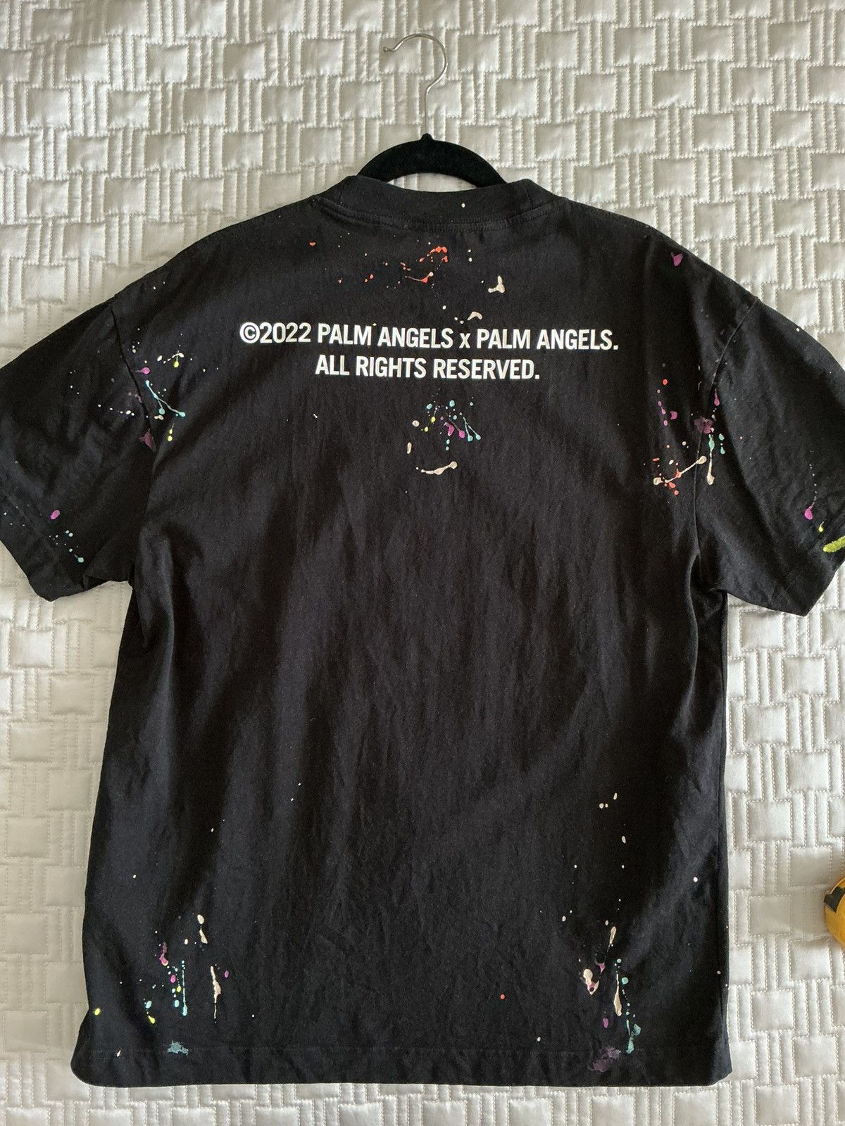 Palm Angels PALM ANGELS PAINTED PALM T-SHIRT size M Size US M / EU 48-50 / 2 - 2 Thumbnail