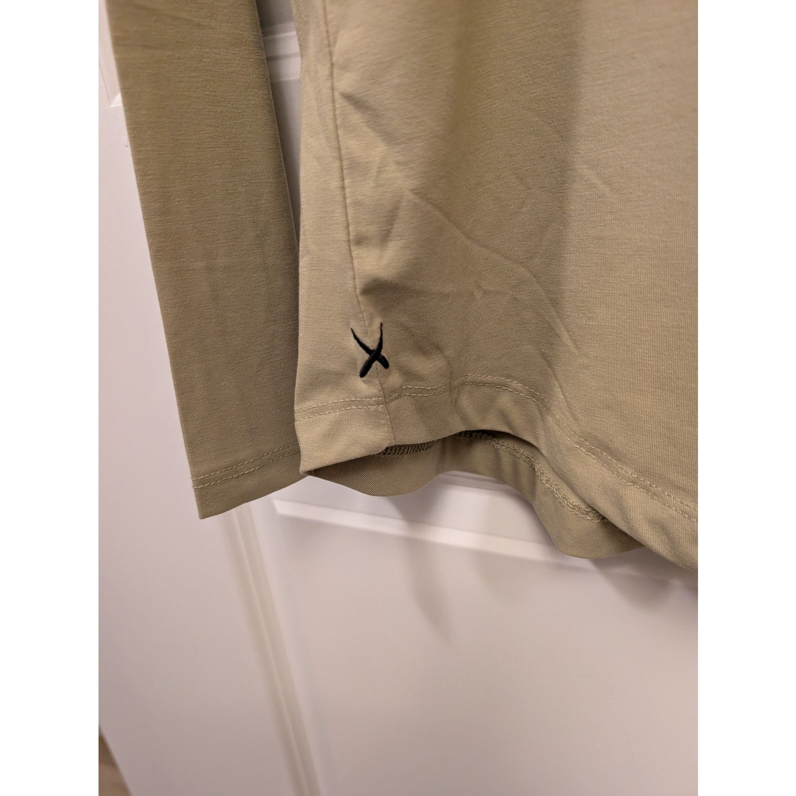 Other Cuts Men's AO Long Sleeve Curve-Hem Tee Khaki Pyca Pro Size US L / EU 52-54 / 3 - 5 Thumbnail