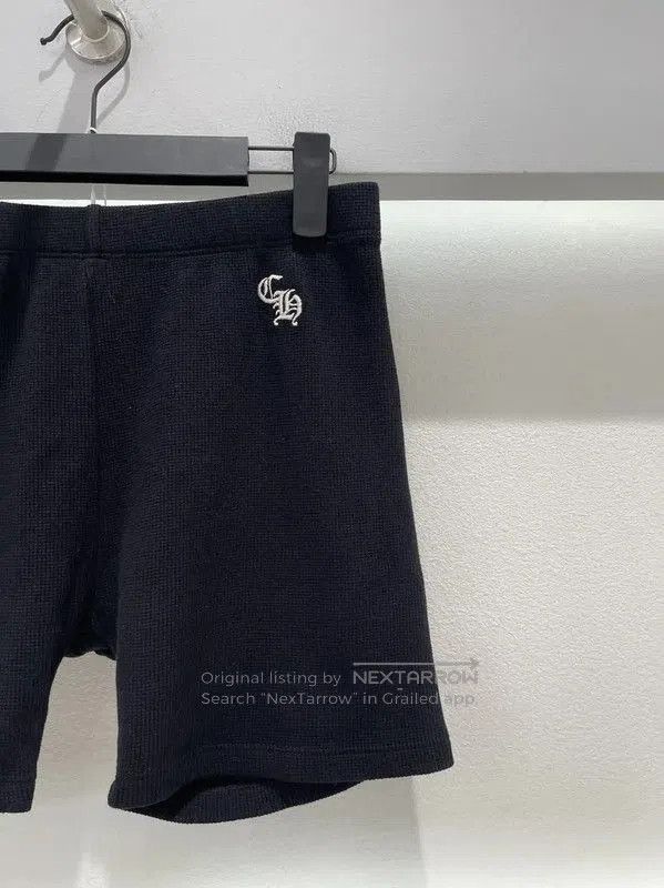 Chrome Hearts Chrome Hearts Black Cotton Embroidered Shorts . Size US 26 / EU 42 - 4 Thumbnail