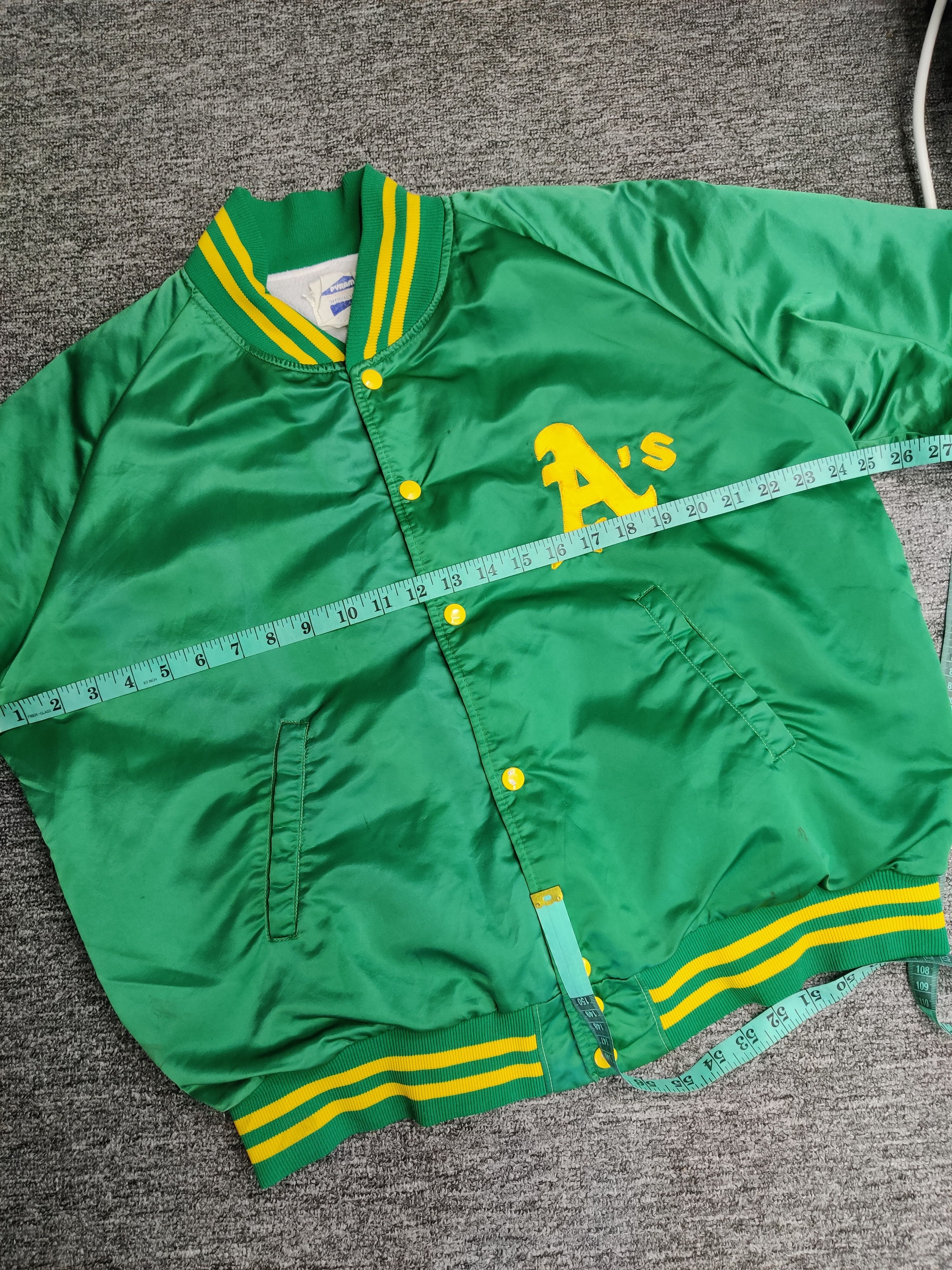 MLB Vintage 80s Oakland Baseball MLB Varsity Jacket Size US L / EU 52-54 / 3 - 9 Thumbnail