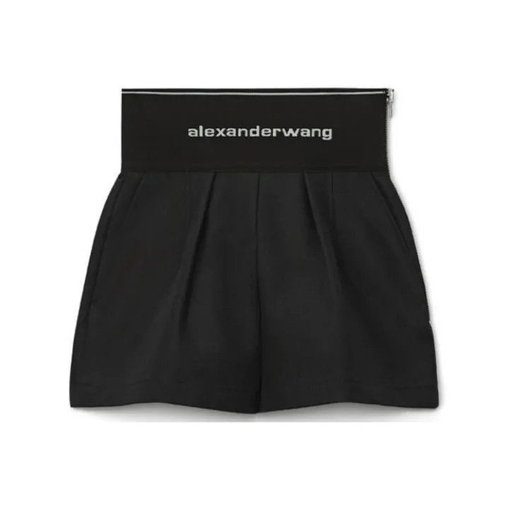 Alexander Wang Alexander Wang SS21 High Waist Logo Shorts - Size 22" - 1 Thumbnail