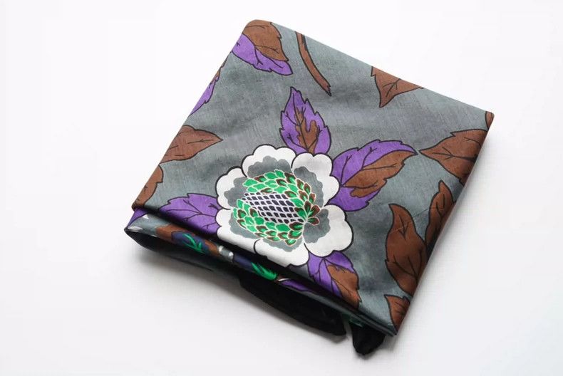 Kenzo KENZO size115*115cm 1970s Chinese Tang grass pattern oversi Size ONE SIZE - 4 Thumbnail