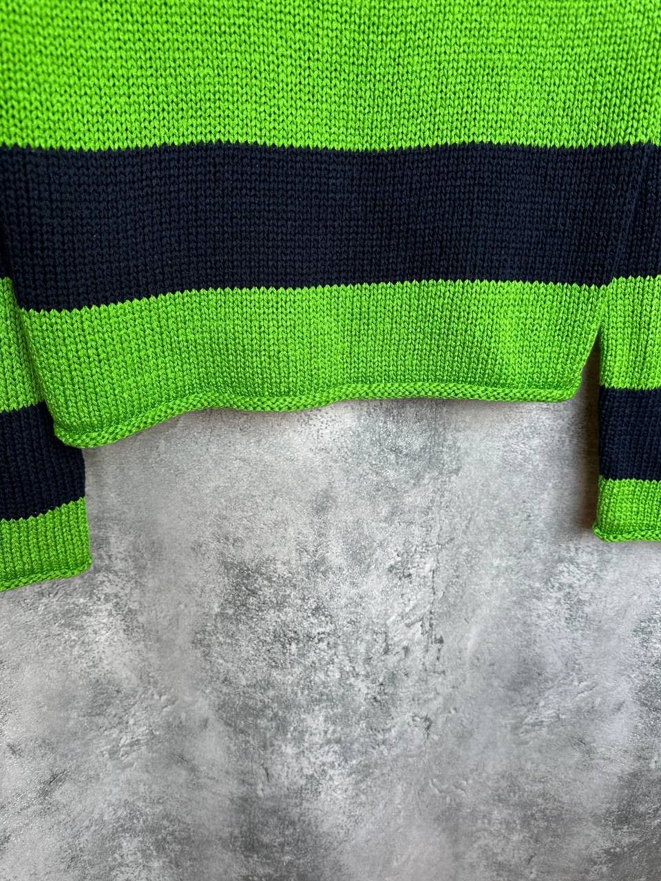 Lauren Ralph Lauren Lauren Ralph Lauren Vintage Acrylic Striped Knit Sweater Size L / US 10 / IT 46 - 8 Thumbnail