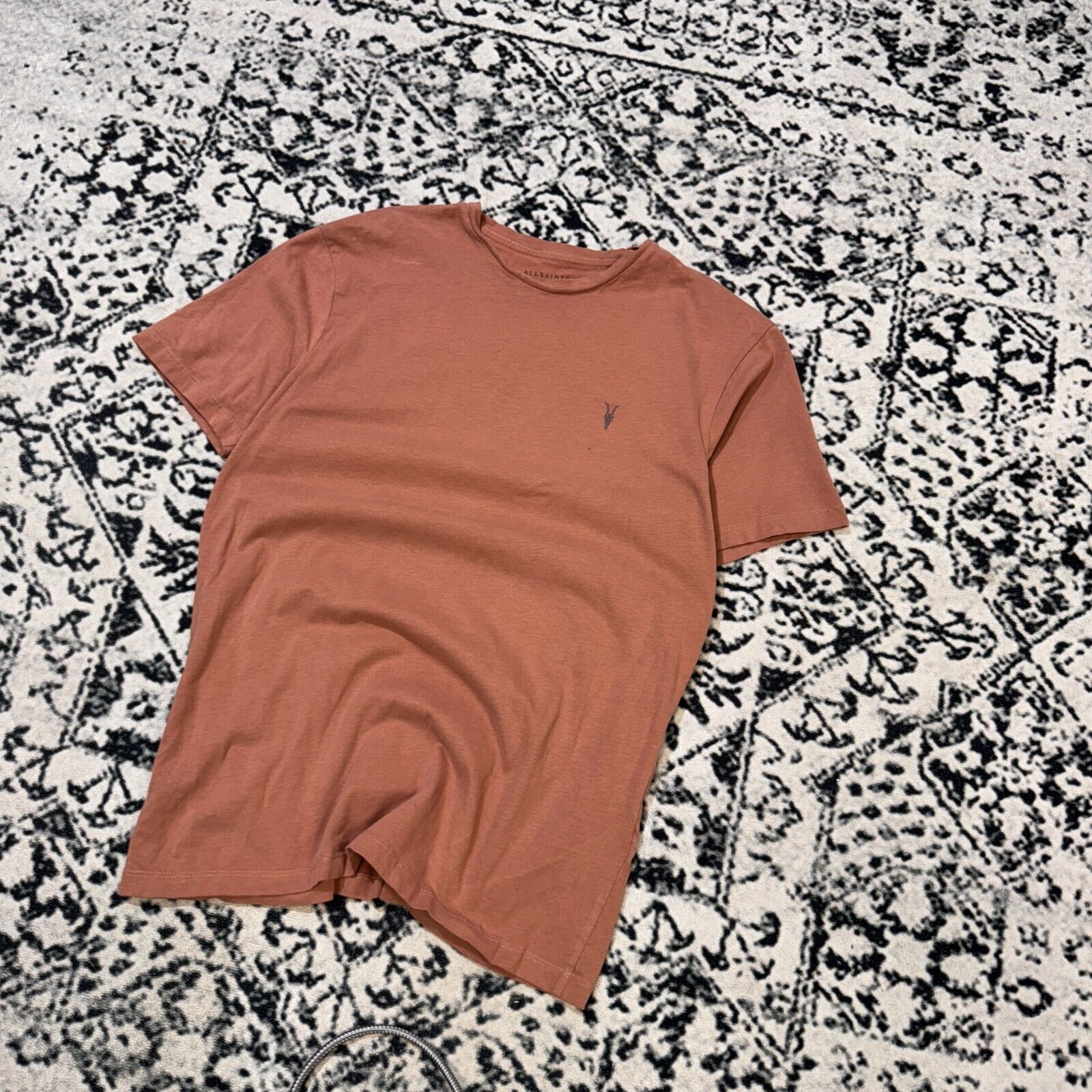 Allsaints × Vintage Vintage All Saints Unisex Rust Cotton T-Shirt Size S Y2K 90s Size US S / EU 44-46 / 1 - 3 Thumbnail