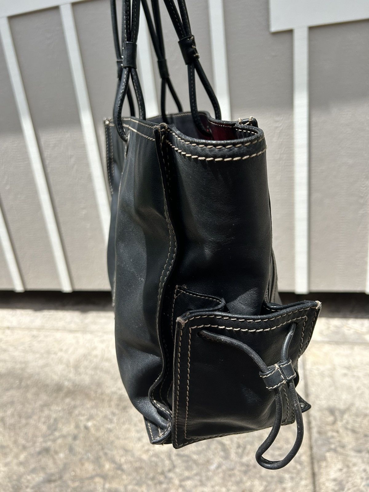 Loewe Loewe Black Leather Bag Size ONE SIZE - 2 Thumbnail
