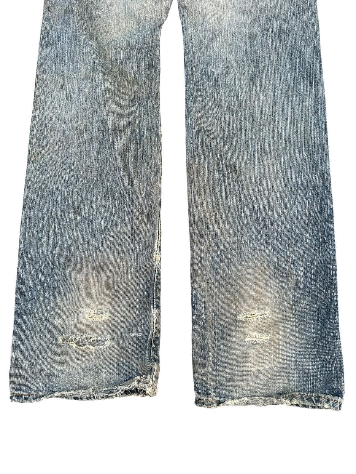 Kapital Thrashed Vintage Edwin 505zx Selvedge Denim Jeans japan Size US 31 - 14 Thumbnail