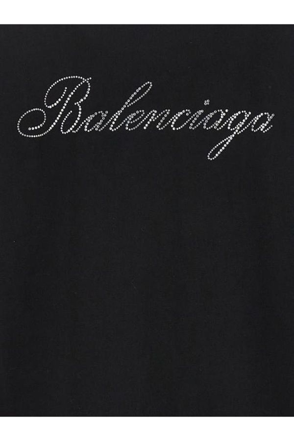 Balenciaga o1w1db10525 Handwritten T-Shirt Large Fit in Black Size US XS / EU 42 / 0 - 4 Thumbnail